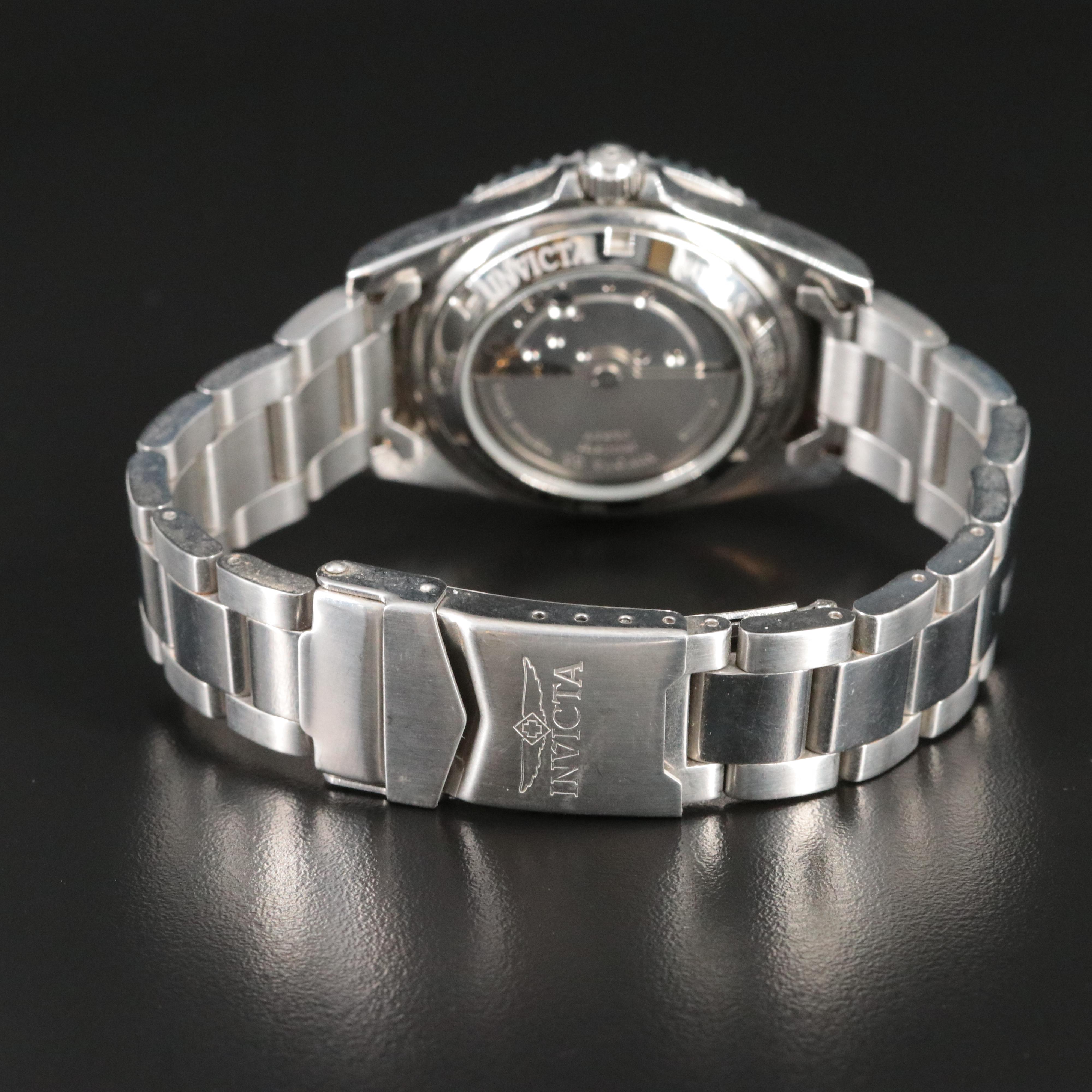 Invicta Mother-of-Pearl Dial Stainless Steel Professional 200 Meters Watch