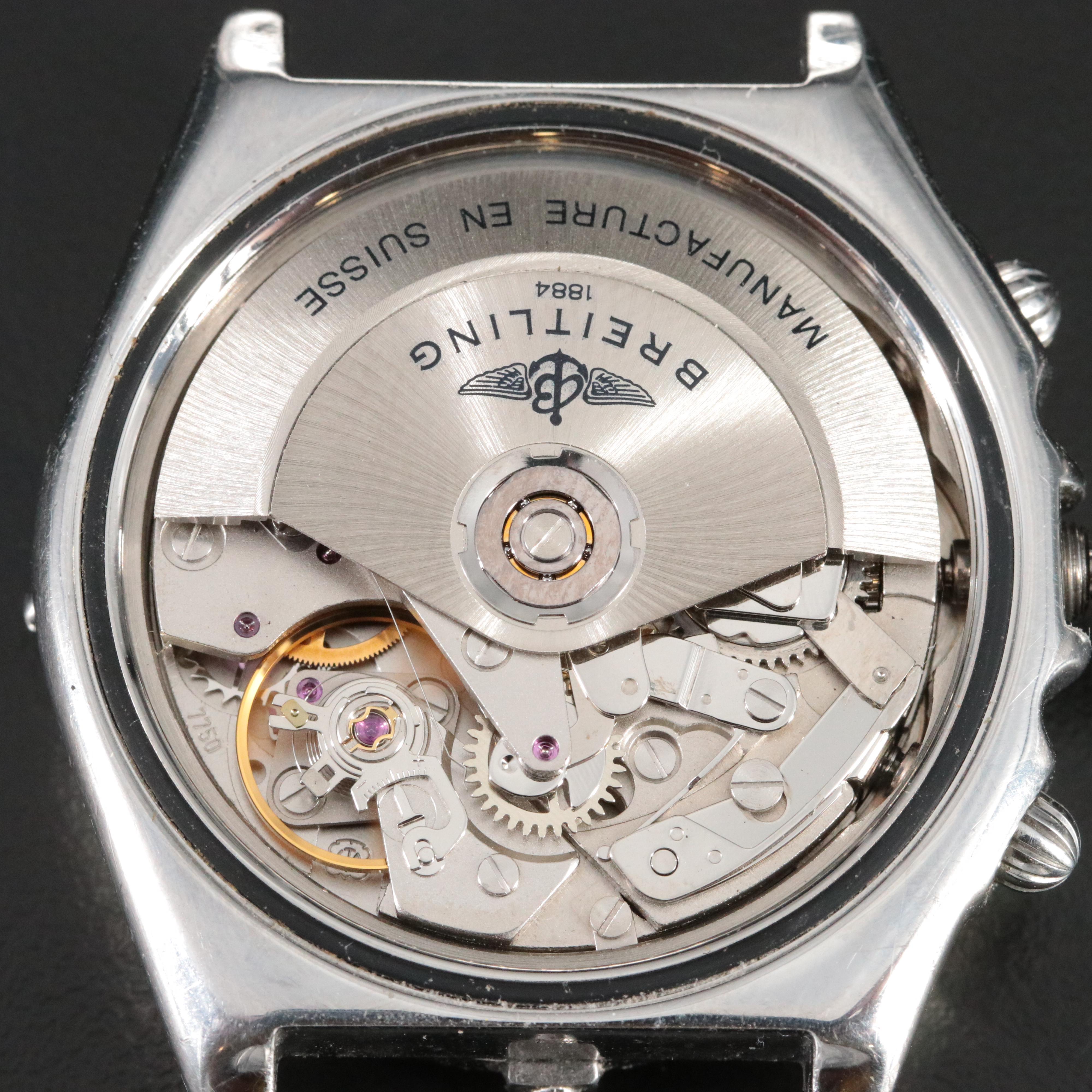 1998 Breitling Chronomat Stainless Steel Blackbird A 13050.1 Watch