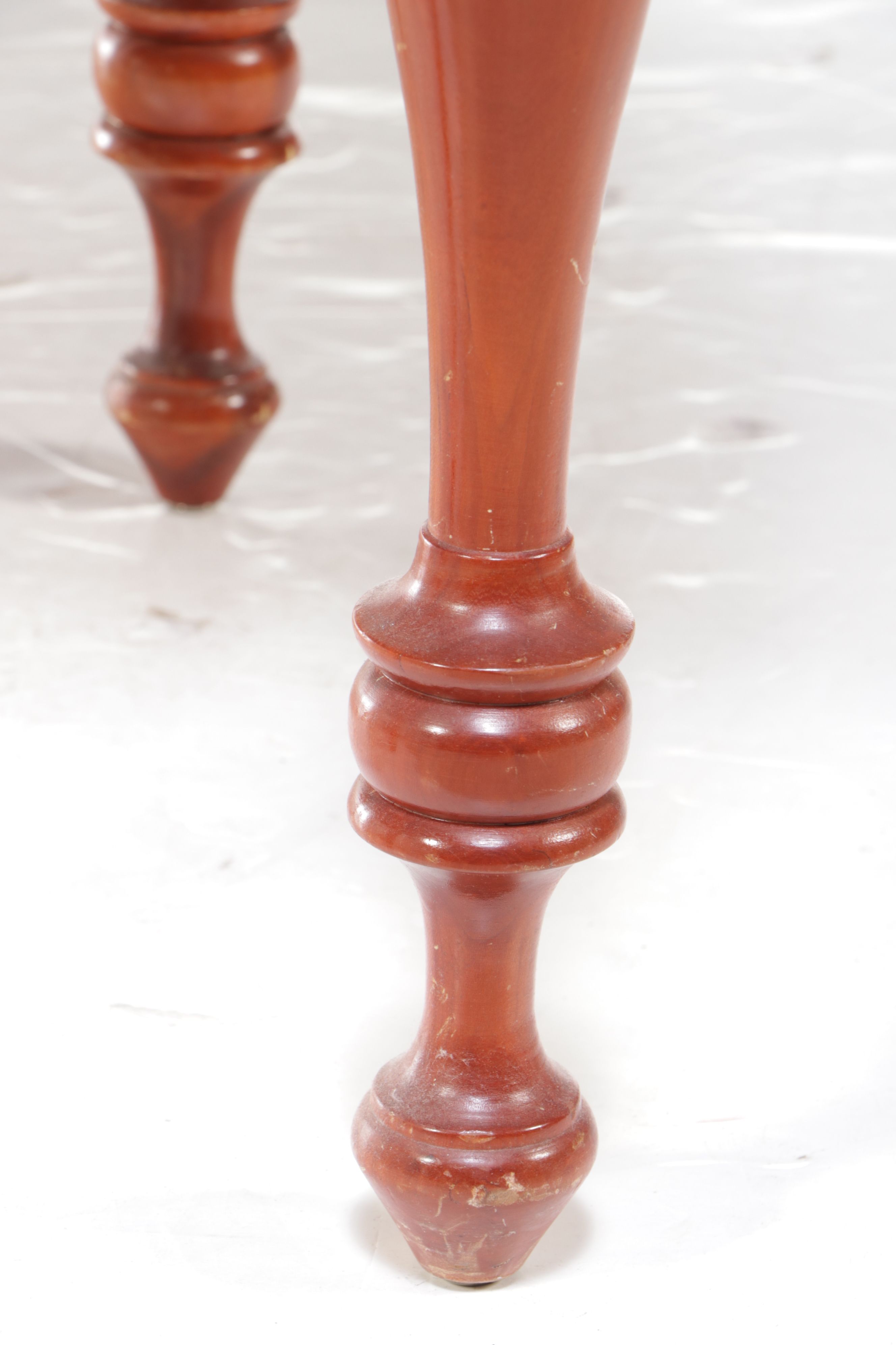 Pair of Early American Style Cherry Pembroke Tables, Early 20th Century