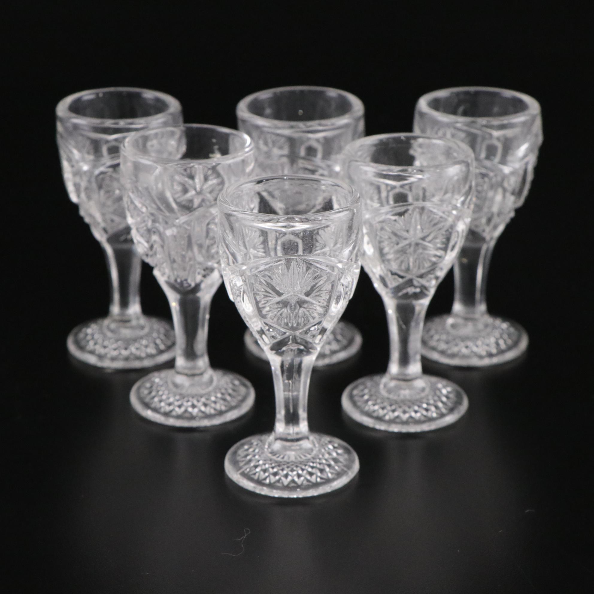 Avon "Cape Cod" Pressed Glass Butter Dish with Crystal Candlesticks and More