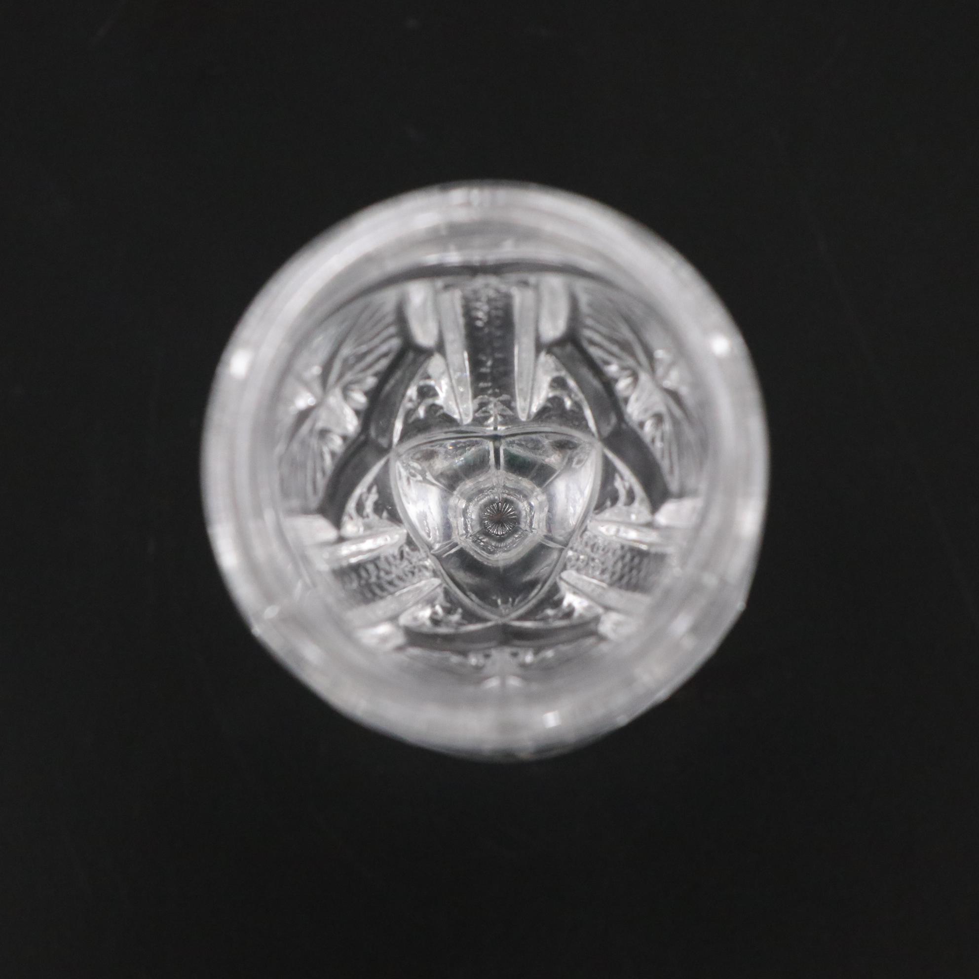 Avon "Cape Cod" Pressed Glass Butter Dish with Crystal Candlesticks and More