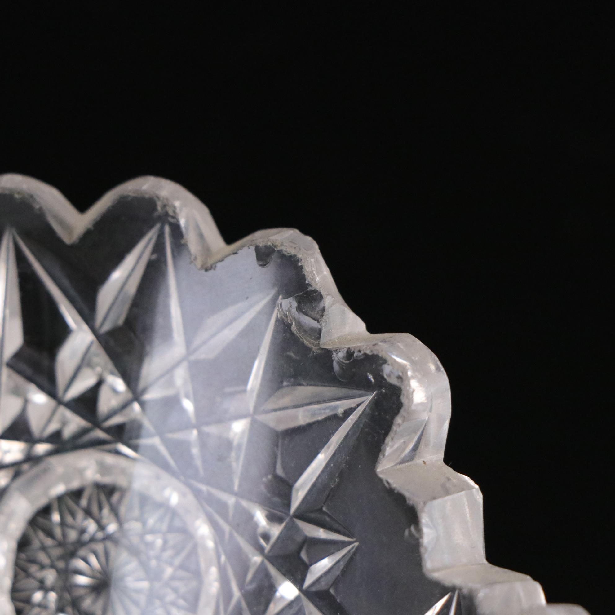 Avon "Cape Cod" Pressed Glass Butter Dish with Crystal Candlesticks and More