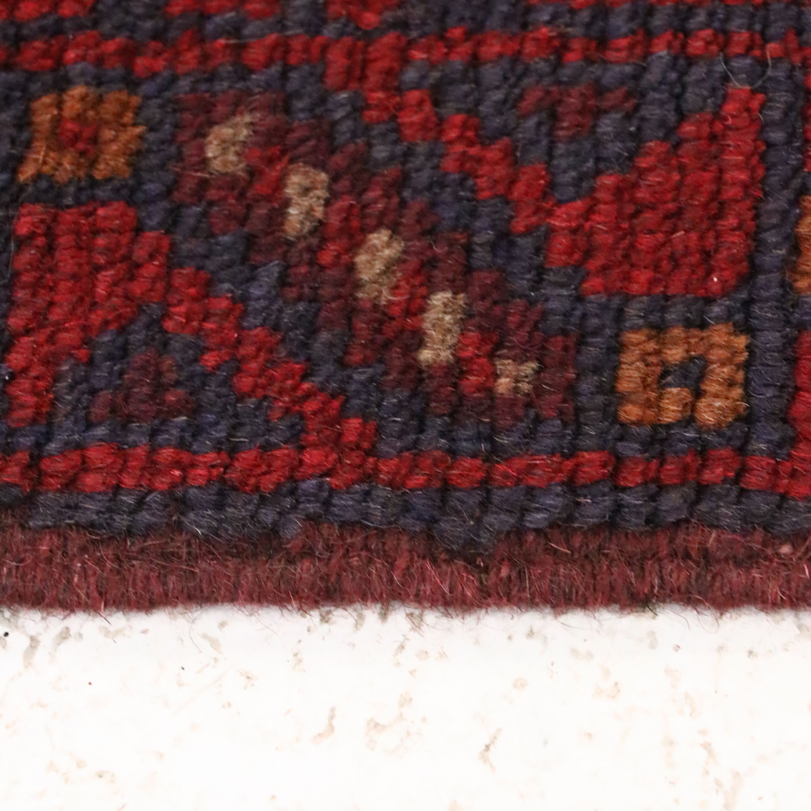 1'11 x 8'6 Handwoven Afghan Mashwani Carpet Runner