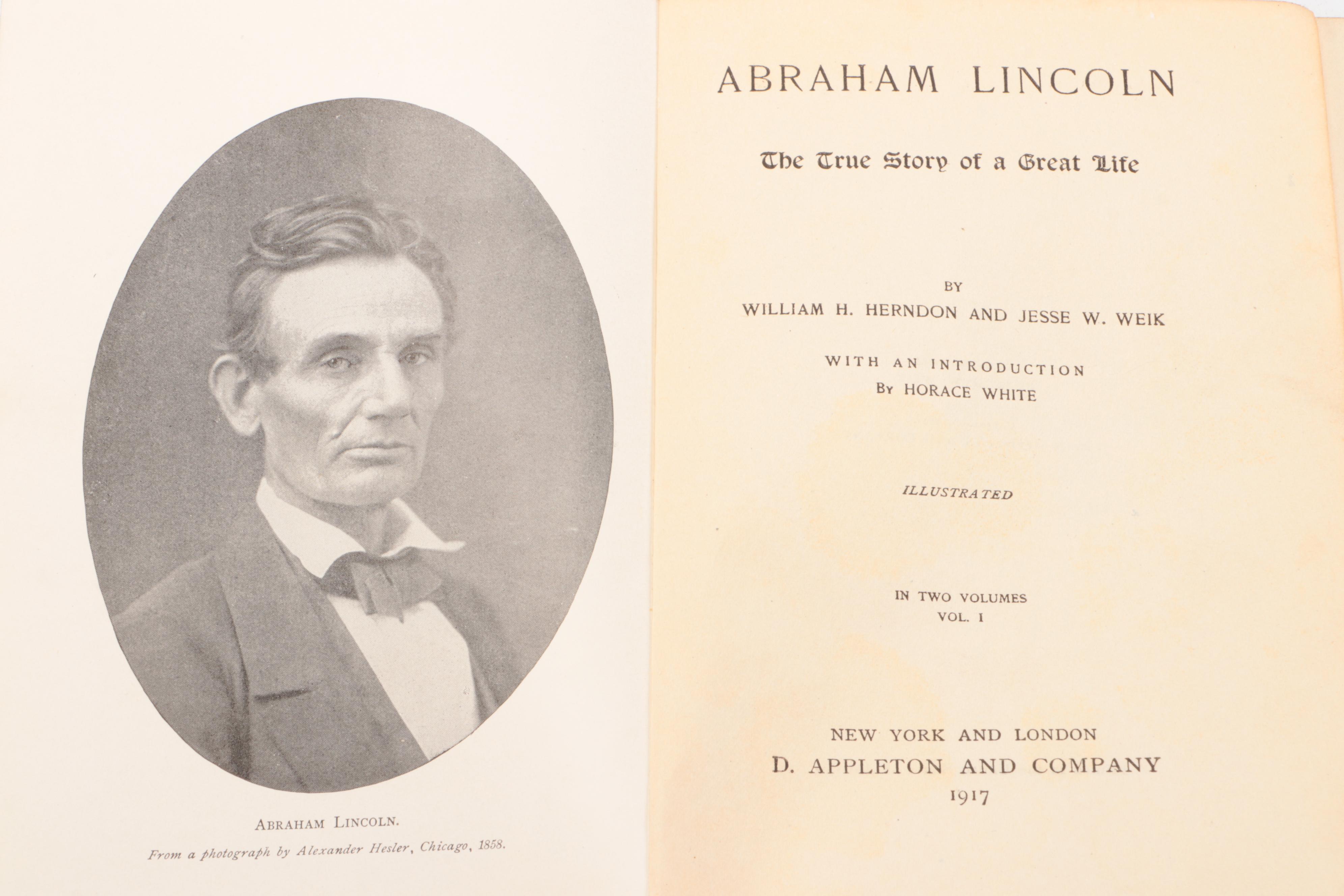 "Abraham Lincoln" Two-Volume Set by Albert J. Beveridge and More Lincoln Books
