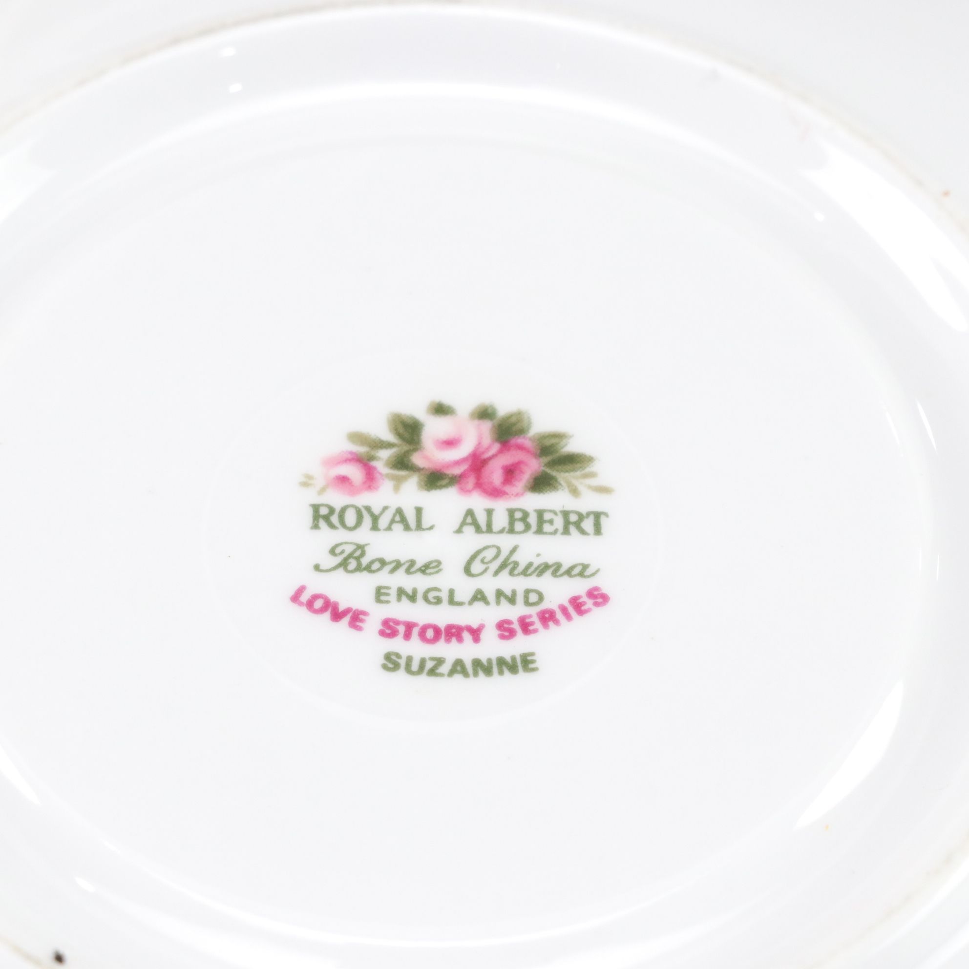 Royal Albert "Love Story Series" Porcelain Teacups, Set of Four