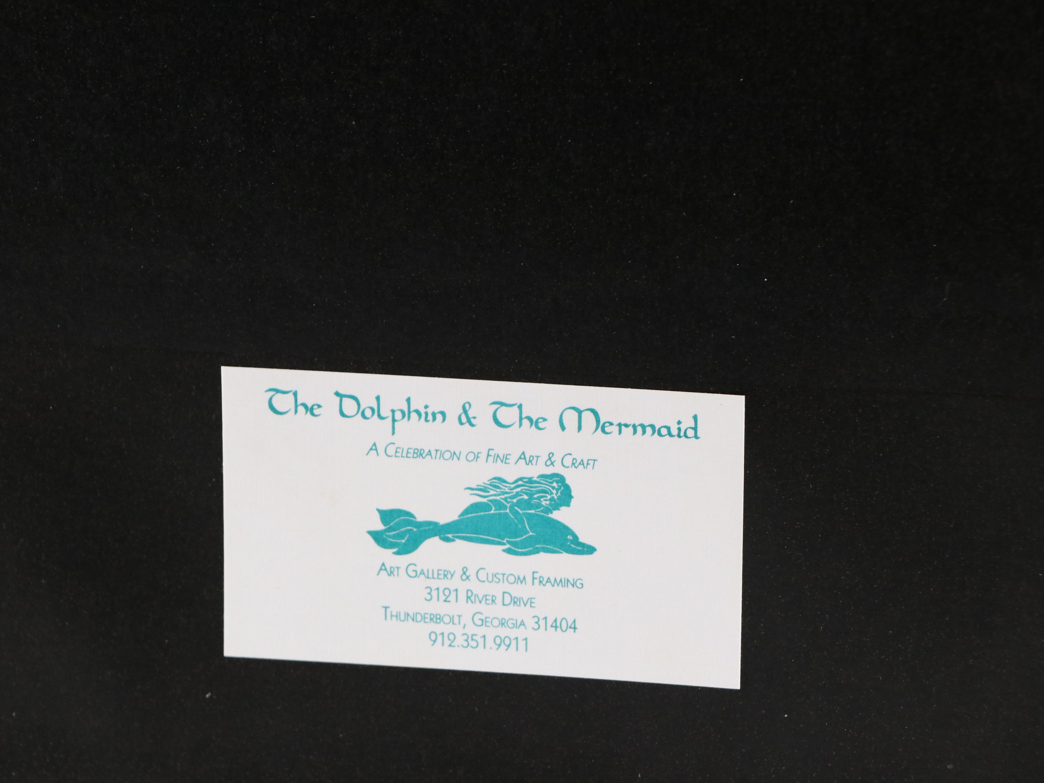 Cityscape Offset Lithograph "Savannah - 'The Beautiful Lady'," 1995