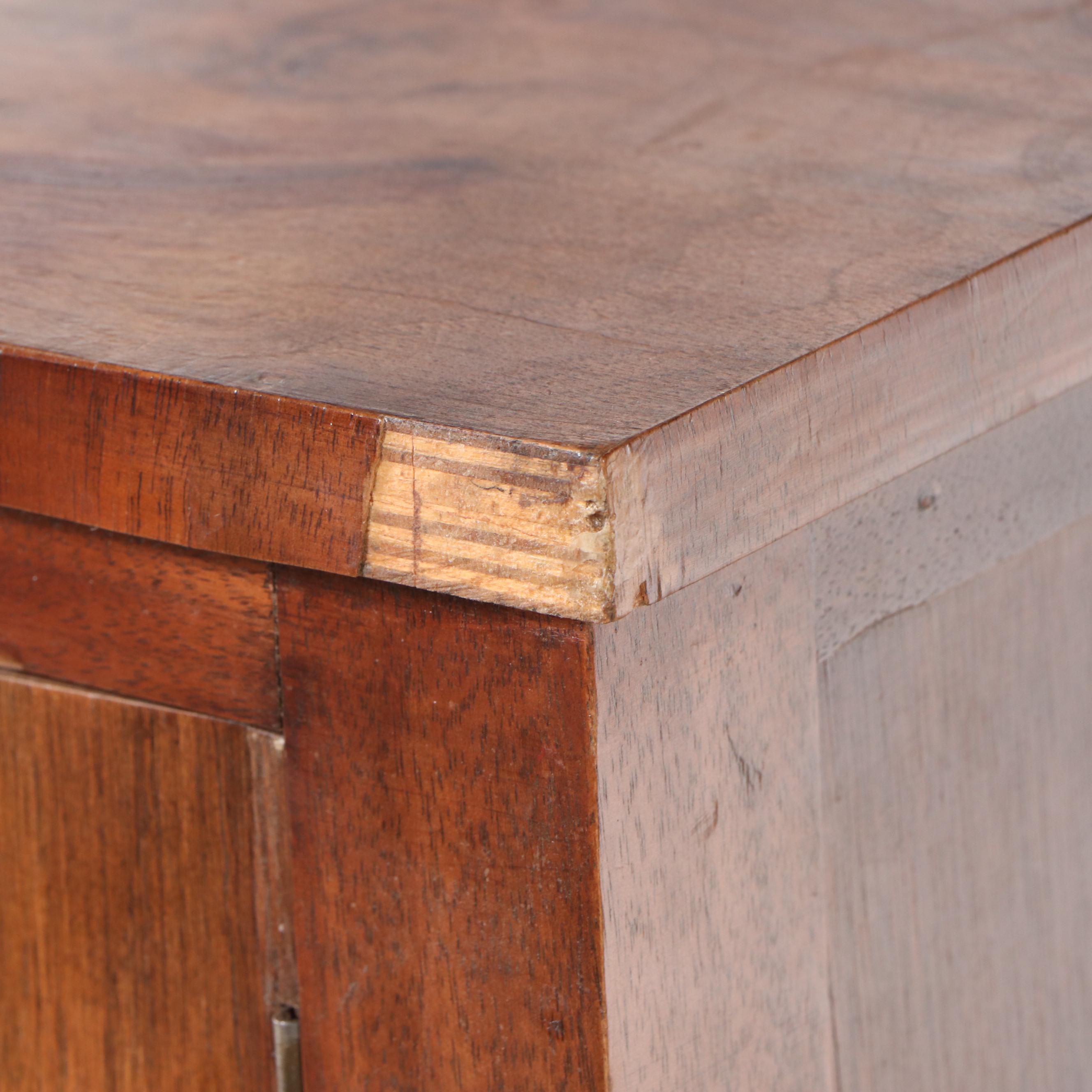 Queen Anne Style Burl Wood Tallboy, Early 20th Century