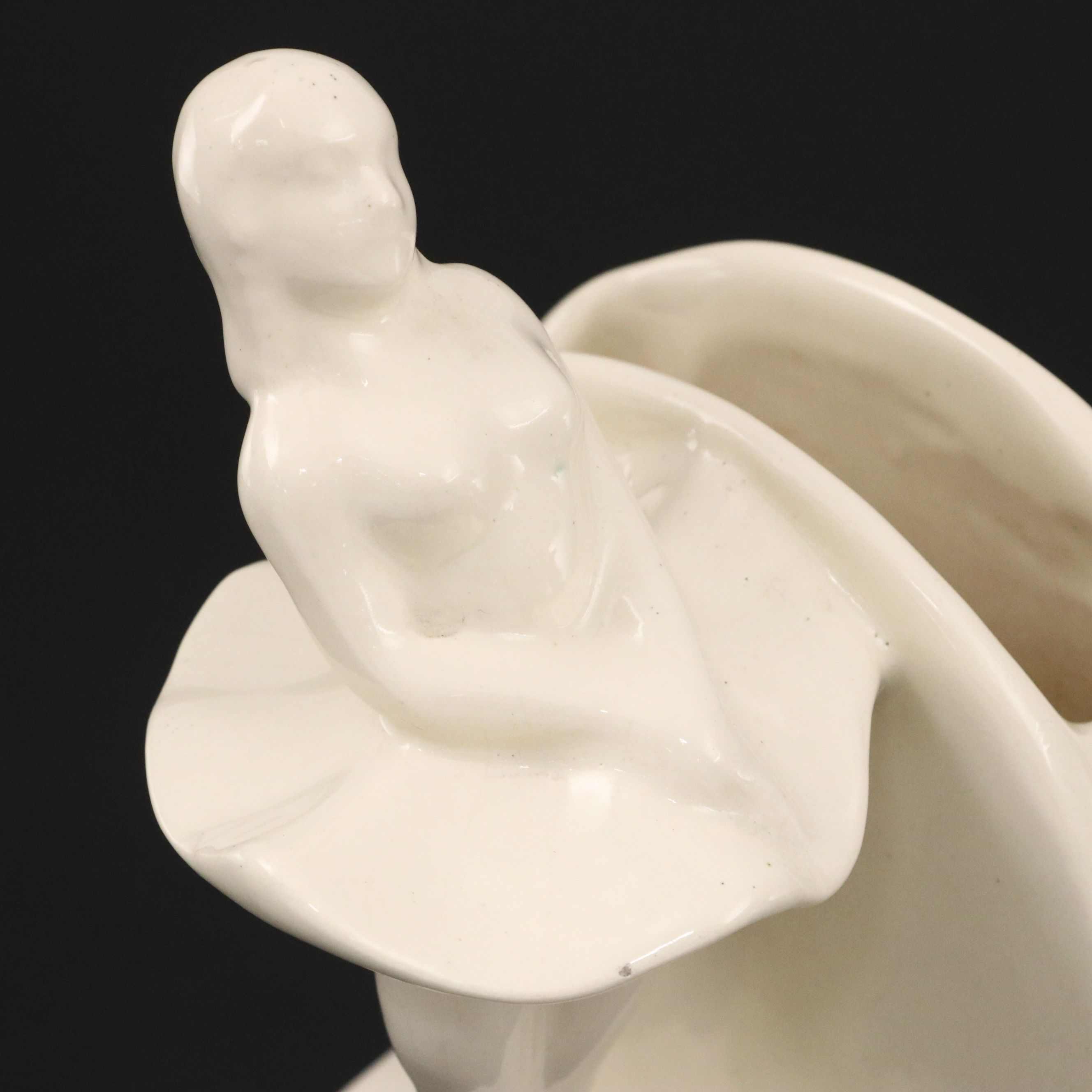 Art Deco Style Ceramic Ballerina Planters