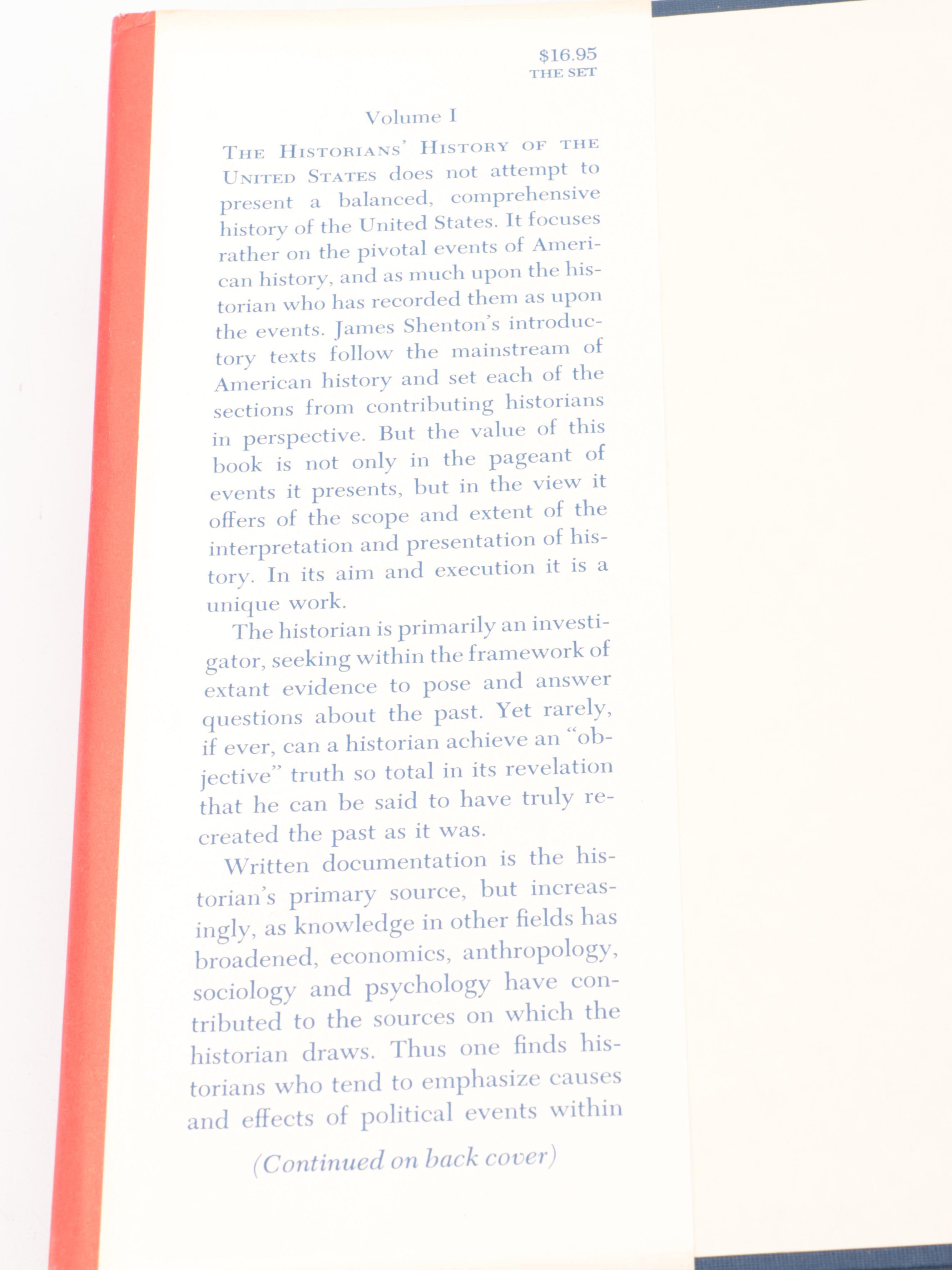 "The Historian's History of the United States" Two-Volume Set and More Books