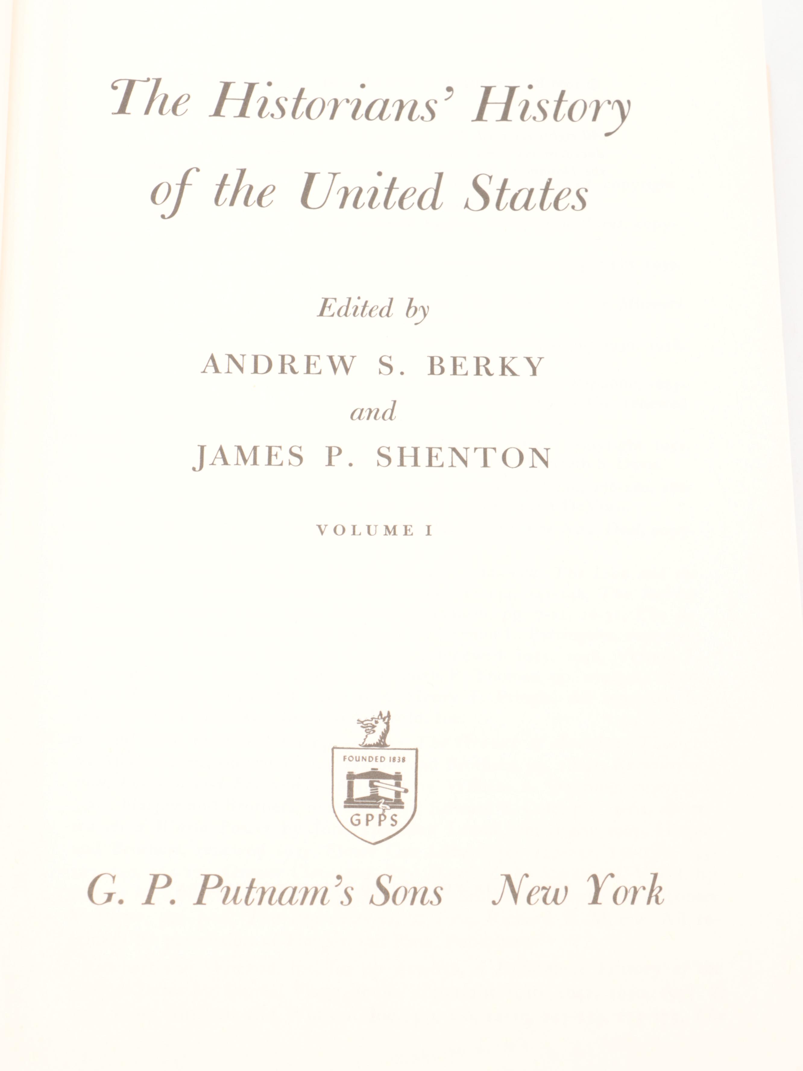 "The Historian's History of the United States" Two-Volume Set and More Books