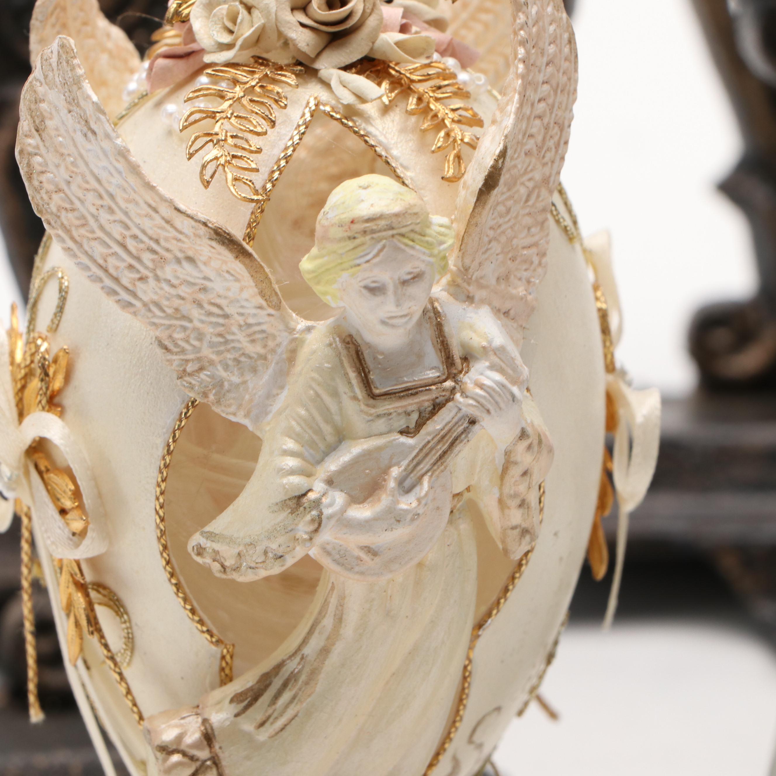 Mantel Stocking Holders with Ornaments and Other Christmas Décor