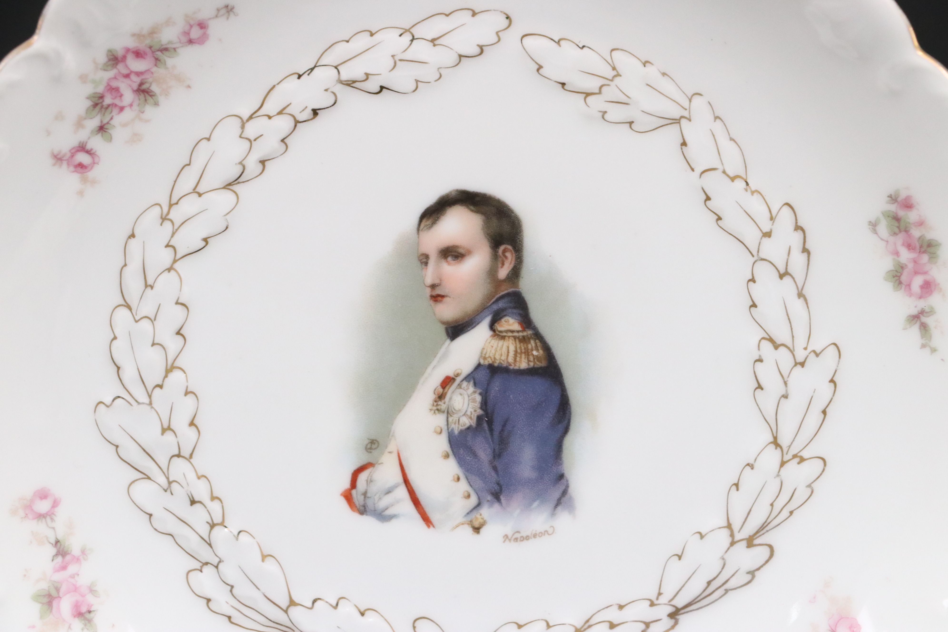 Bavarian Napoleon Portraiture Porcelain Ware, Late 19th/Early 20th Century