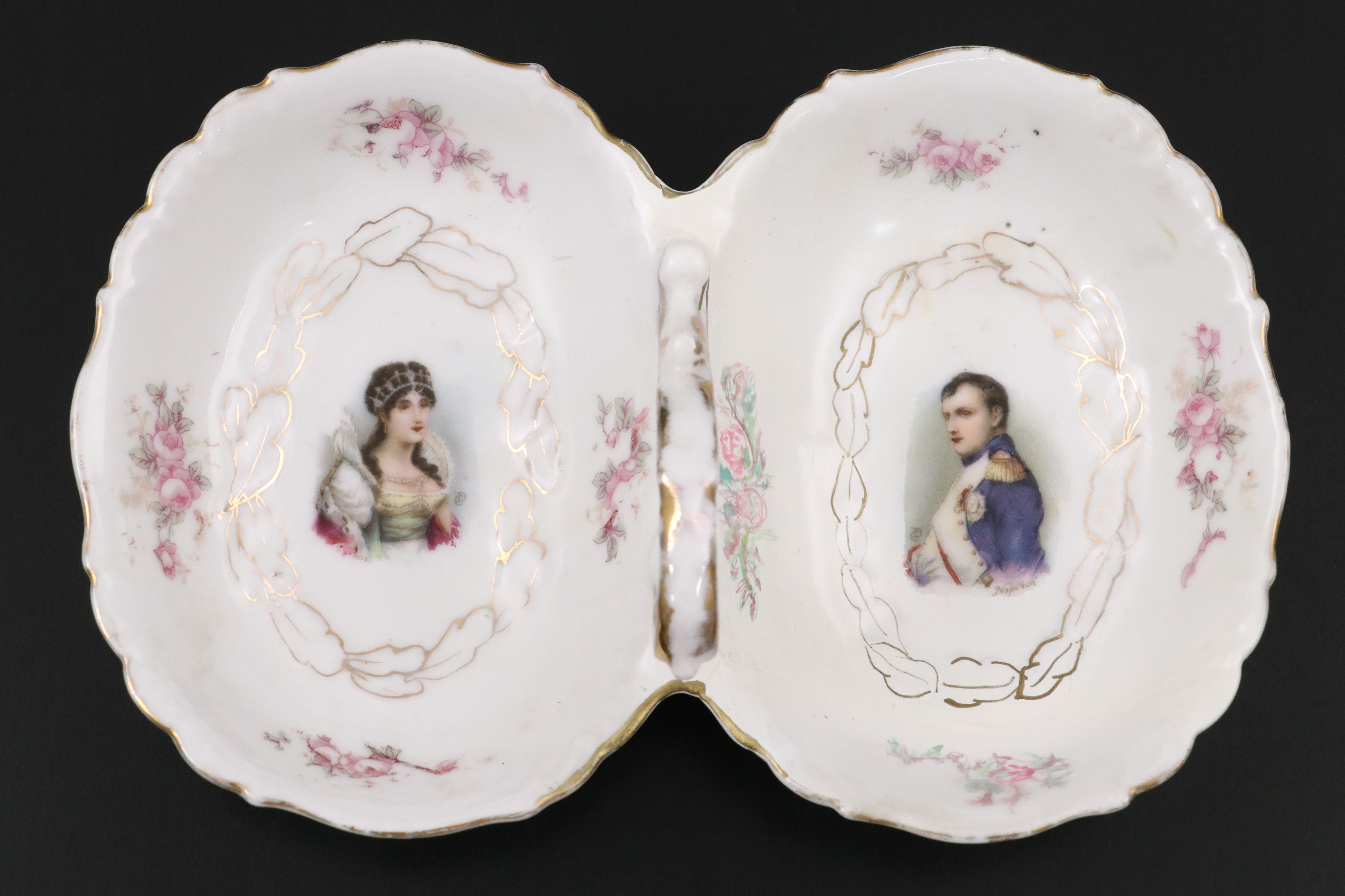 Bavarian Napoleon Portraiture Porcelain Ware, Late 19th/Early 20th Century