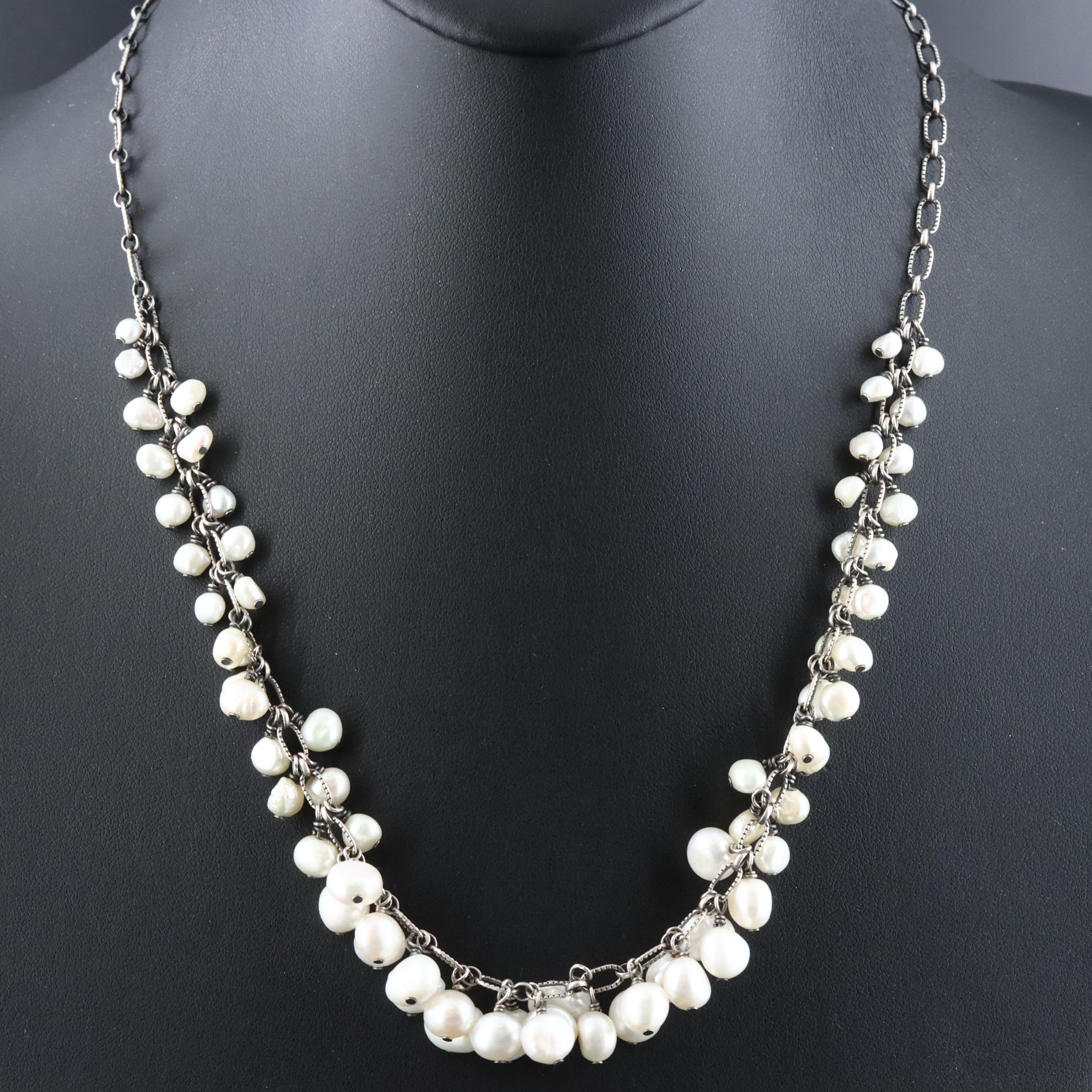 Silpada Sterling Pearl Necklace