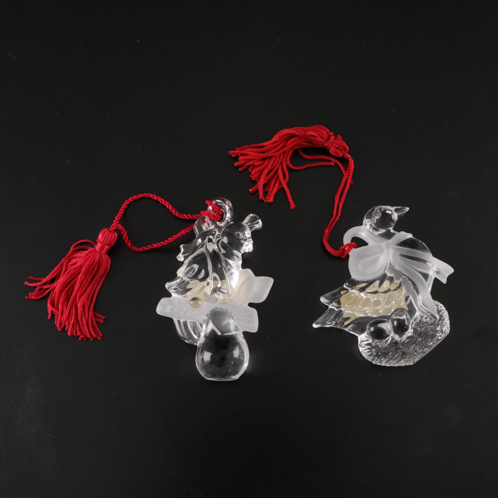 Waterford and Marquis Crystal Christmas Ornaments