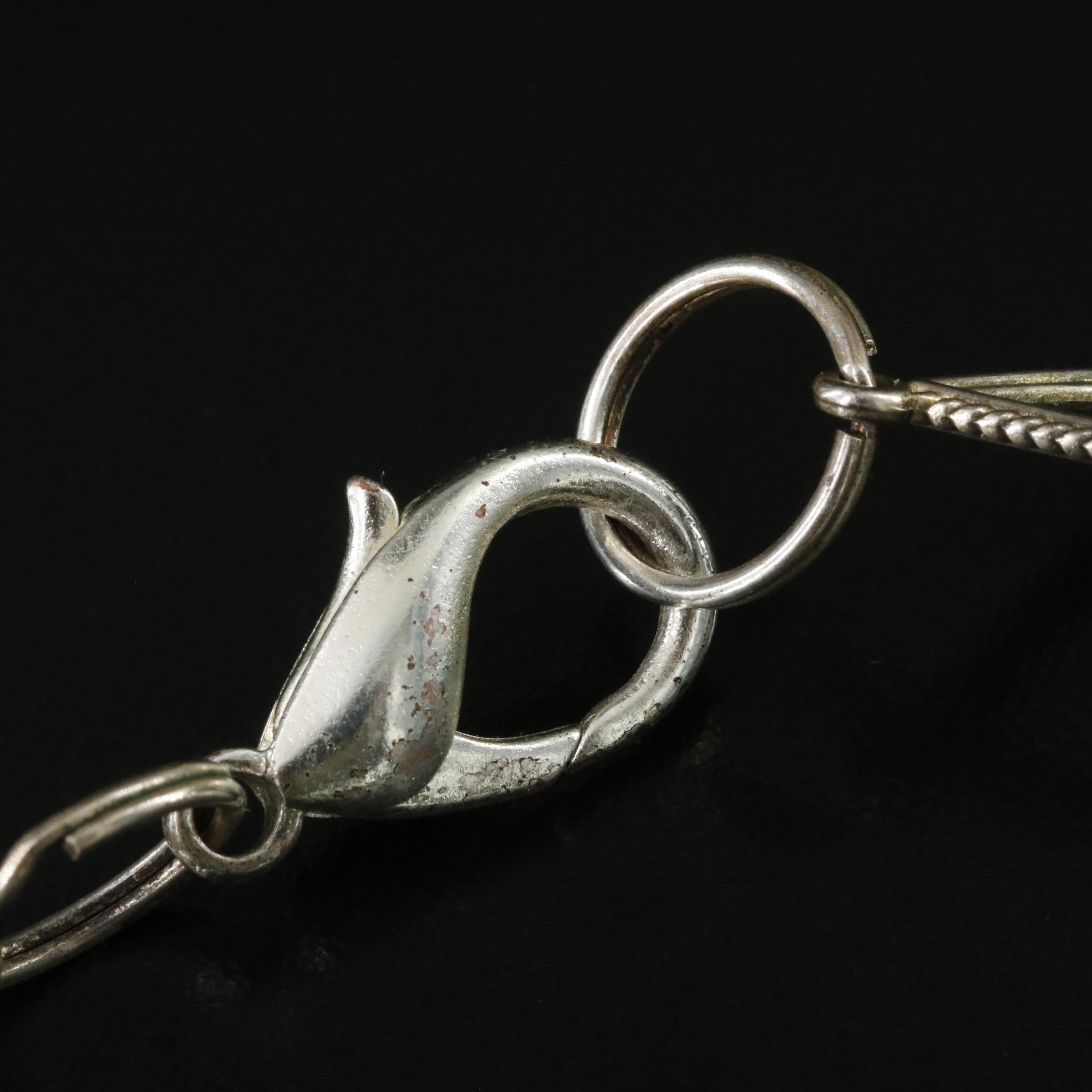 Quartz and Chalcedony Featured in Double Strand Necklace