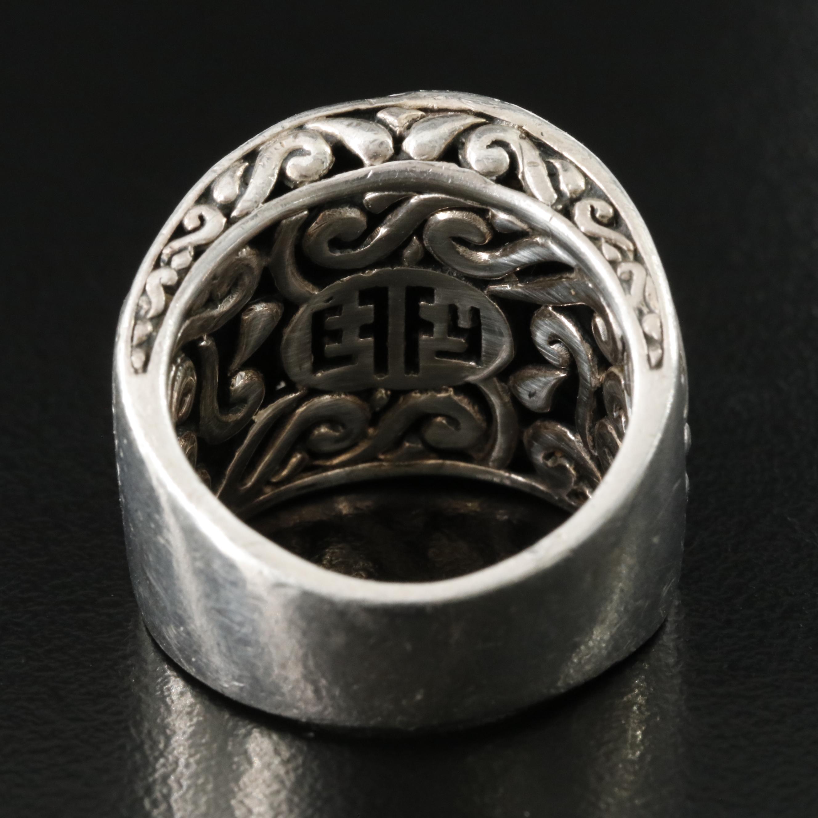 EFFY Sterling Diamond Ring with 18K Accents