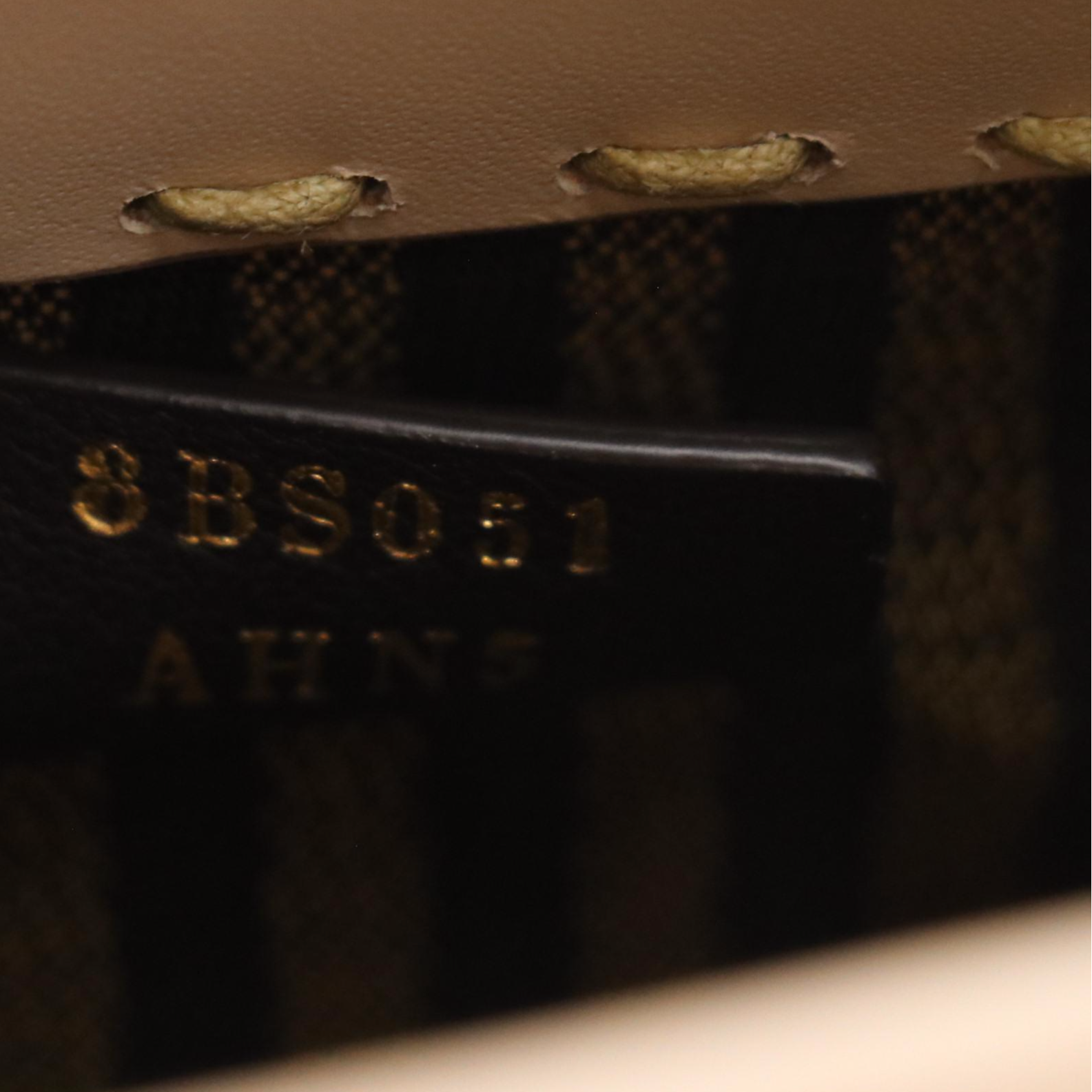 Fendi Mini Sunshine Top Handle Shopper Tote in Taupe Leather w/ Faux Snakeskin