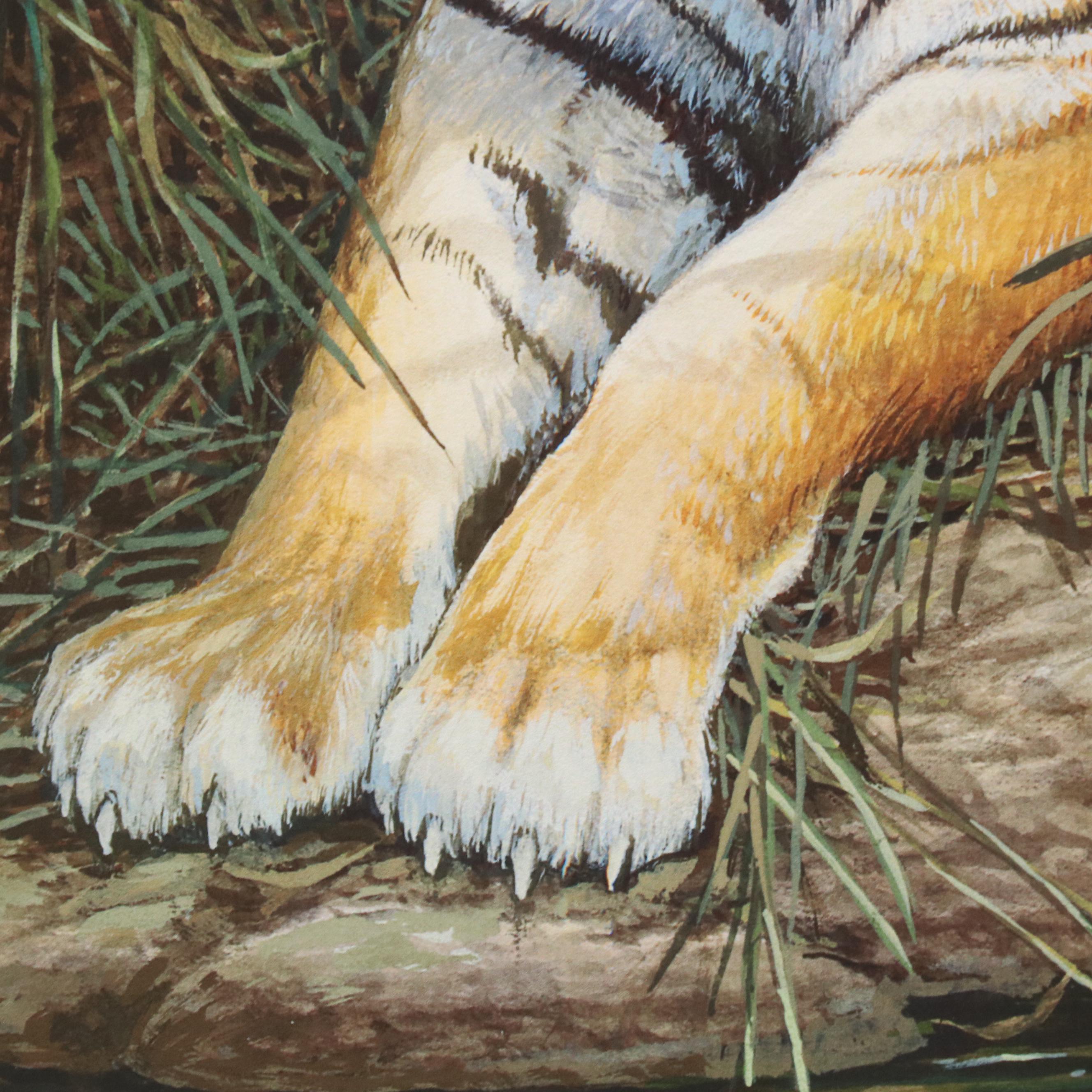 James Kevin Torline Giclée "Bengal Tiger in the Jungle," 2006