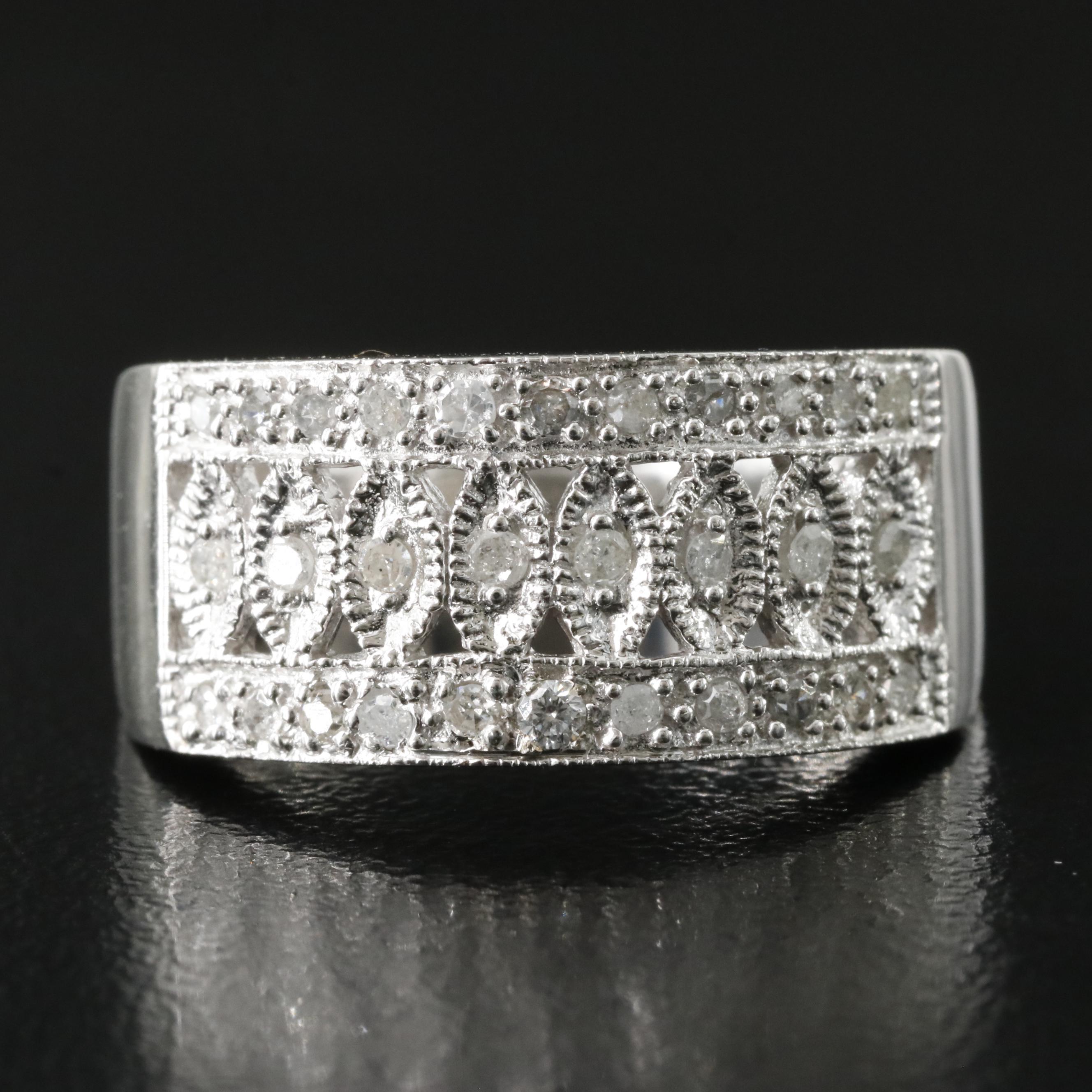 10K 0.32 CTW Diamond Ring