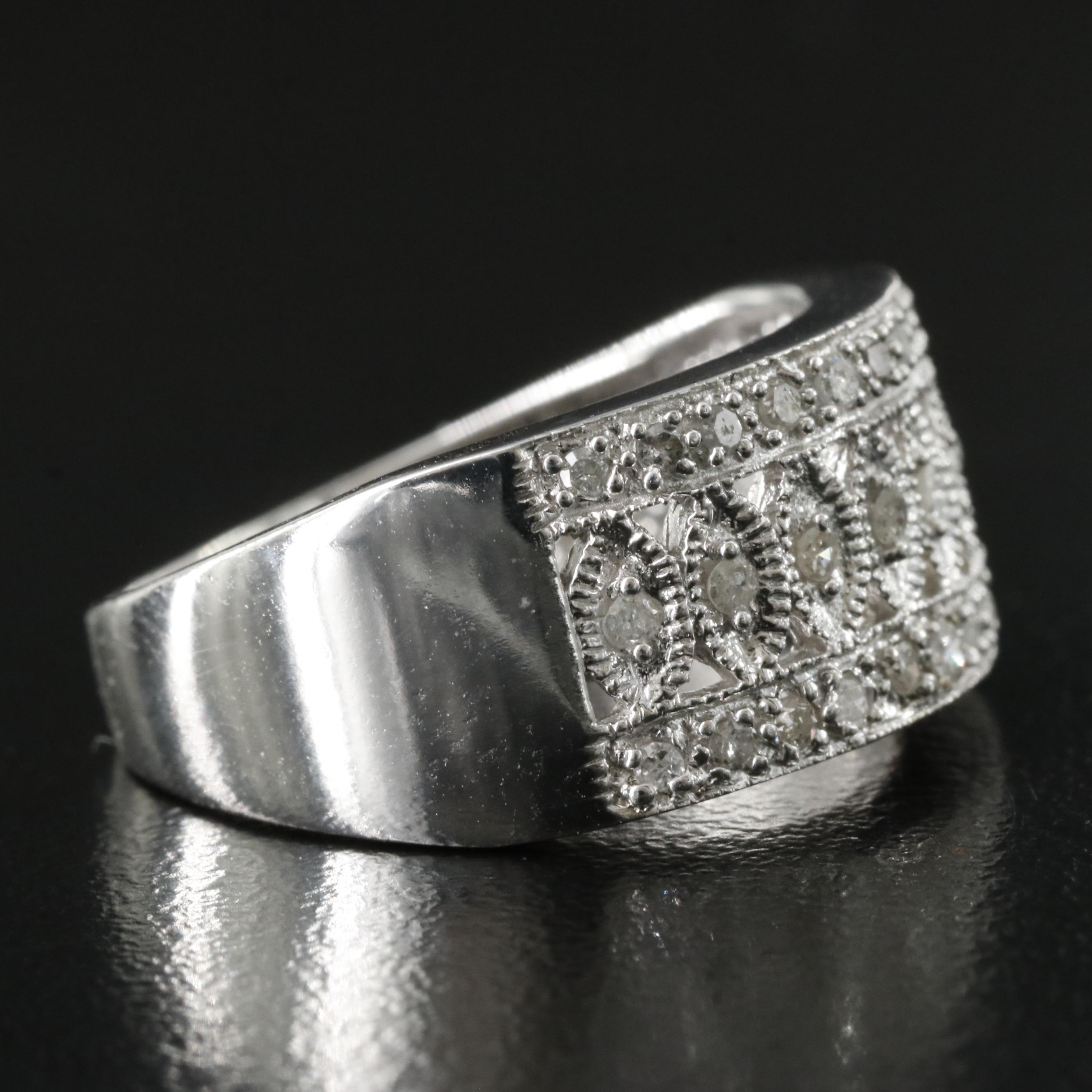 10K 0.32 CTW Diamond Ring