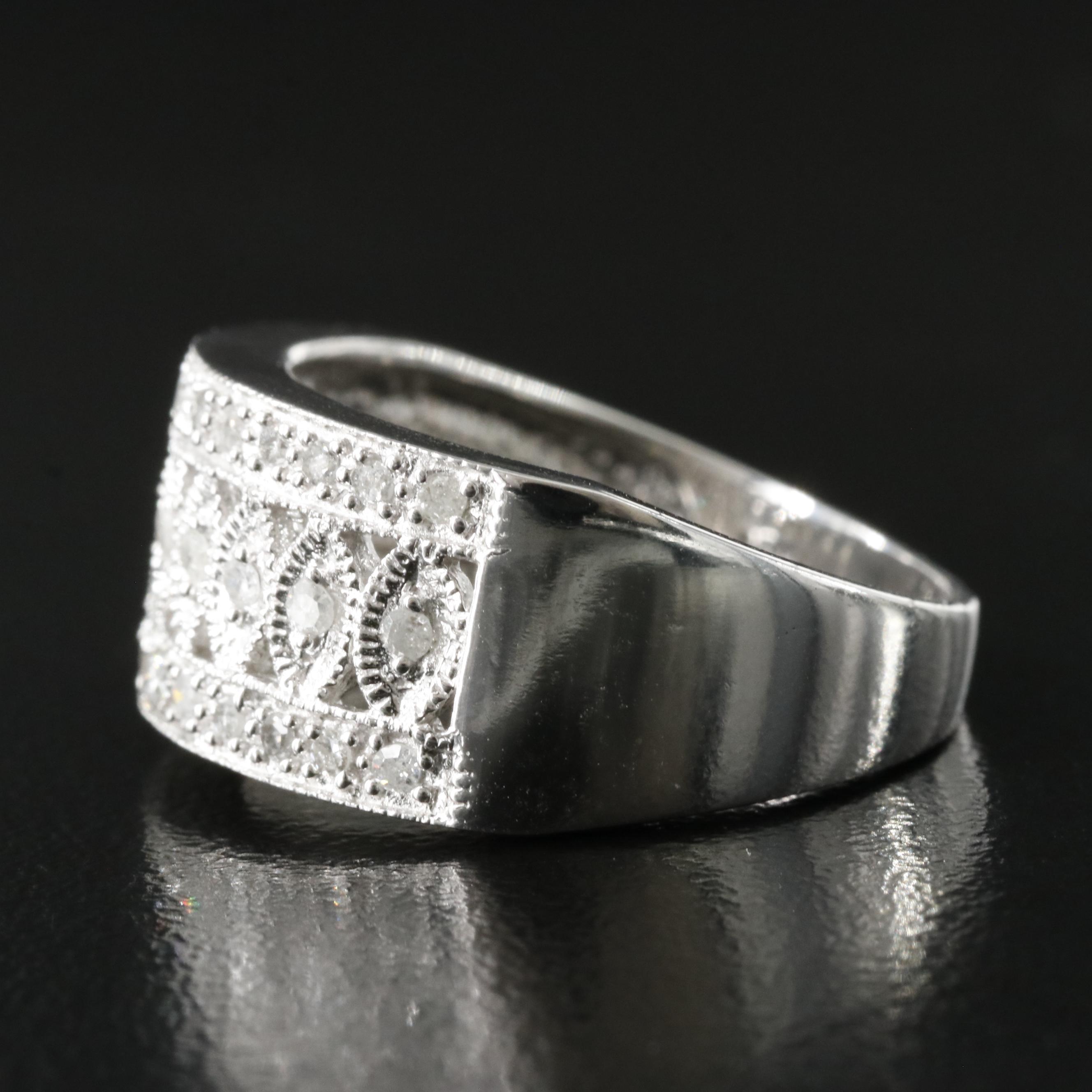 10K 0.32 CTW Diamond Ring