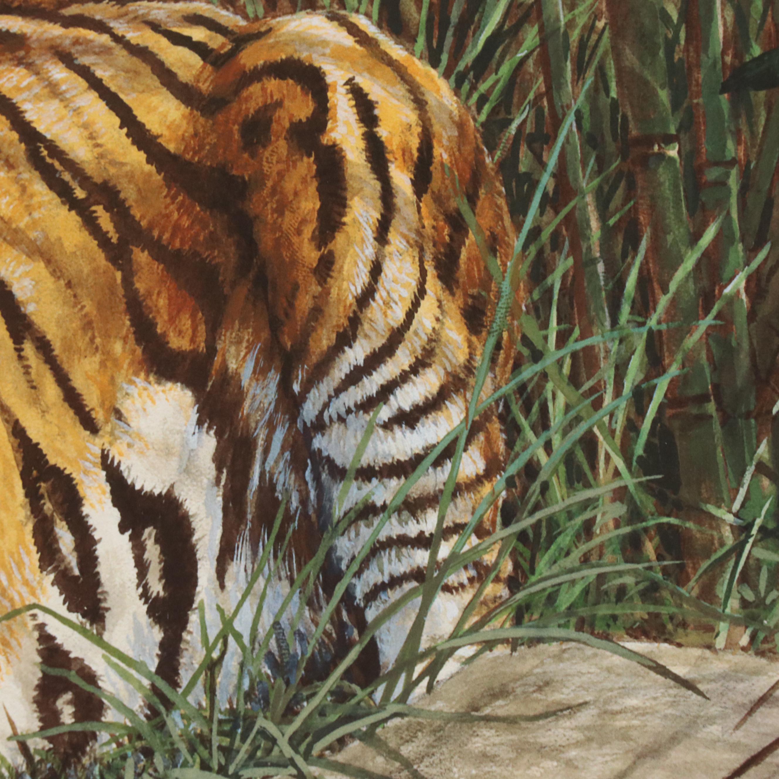 James Kevin Torline Giclée "Bengal Tiger in the Jungle," 2006