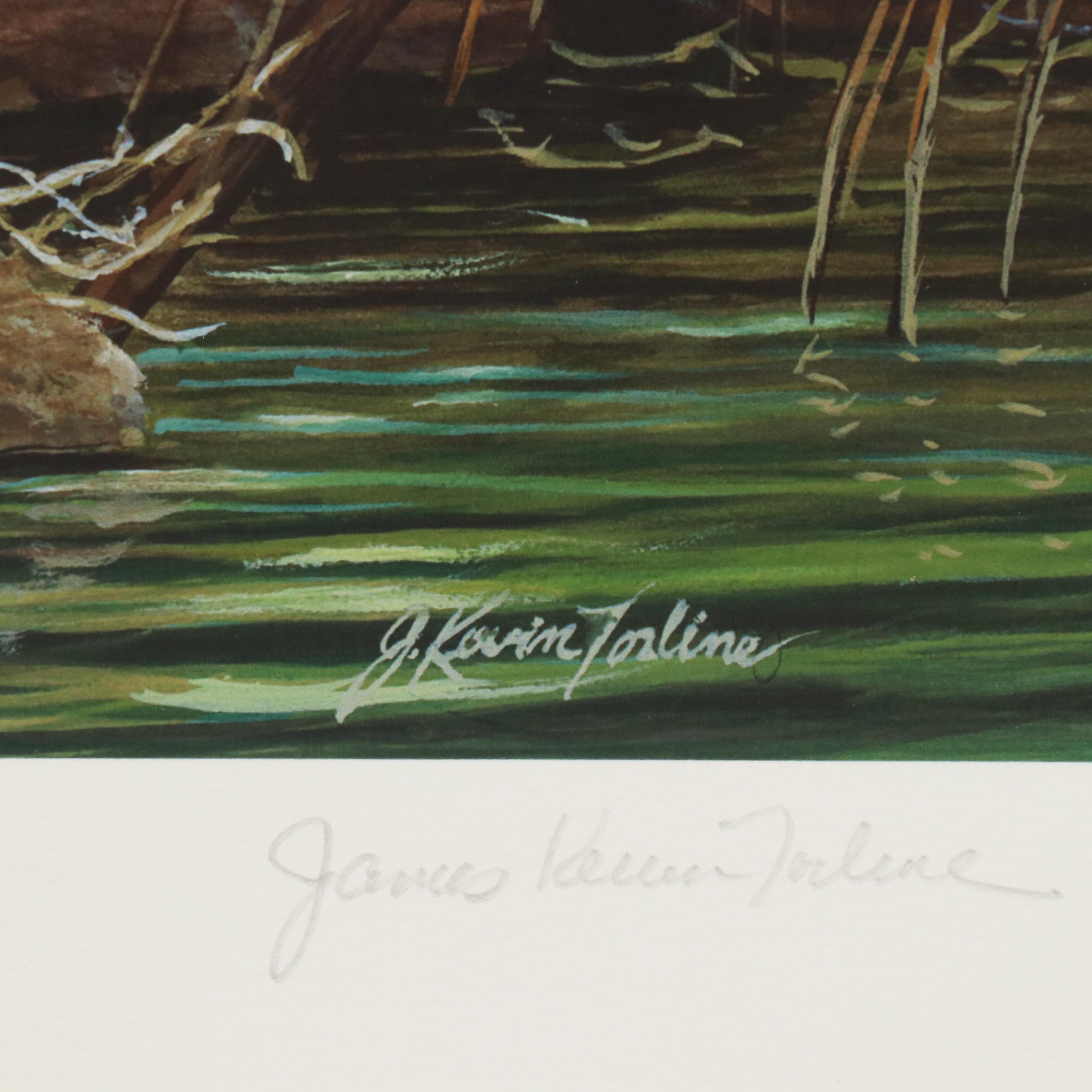 James Kevin Torline Giclée "Bengal Tiger in the Jungle," 2006