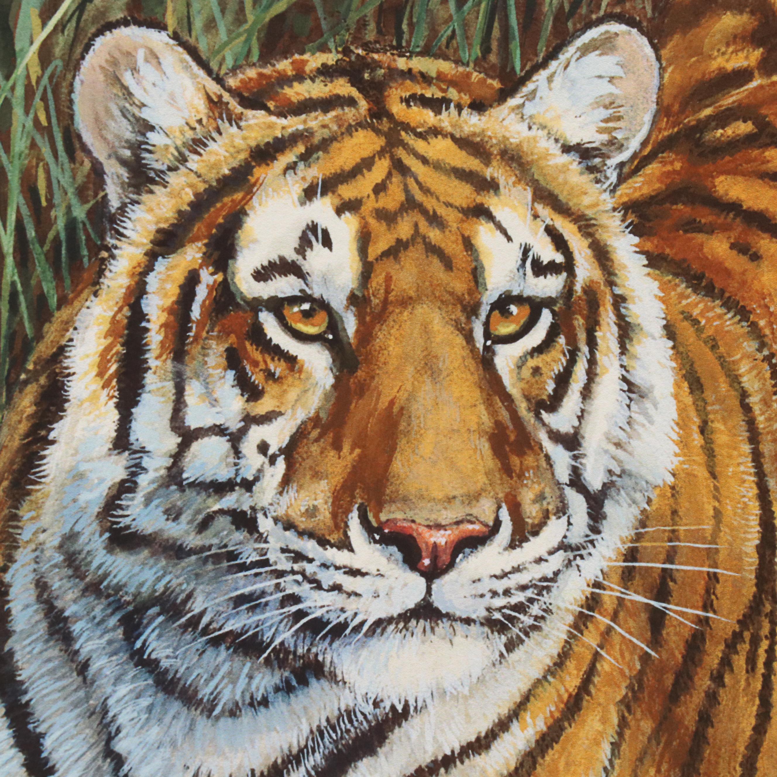 James Kevin Torline Giclée "Bengal Tiger in the Jungle," 2006