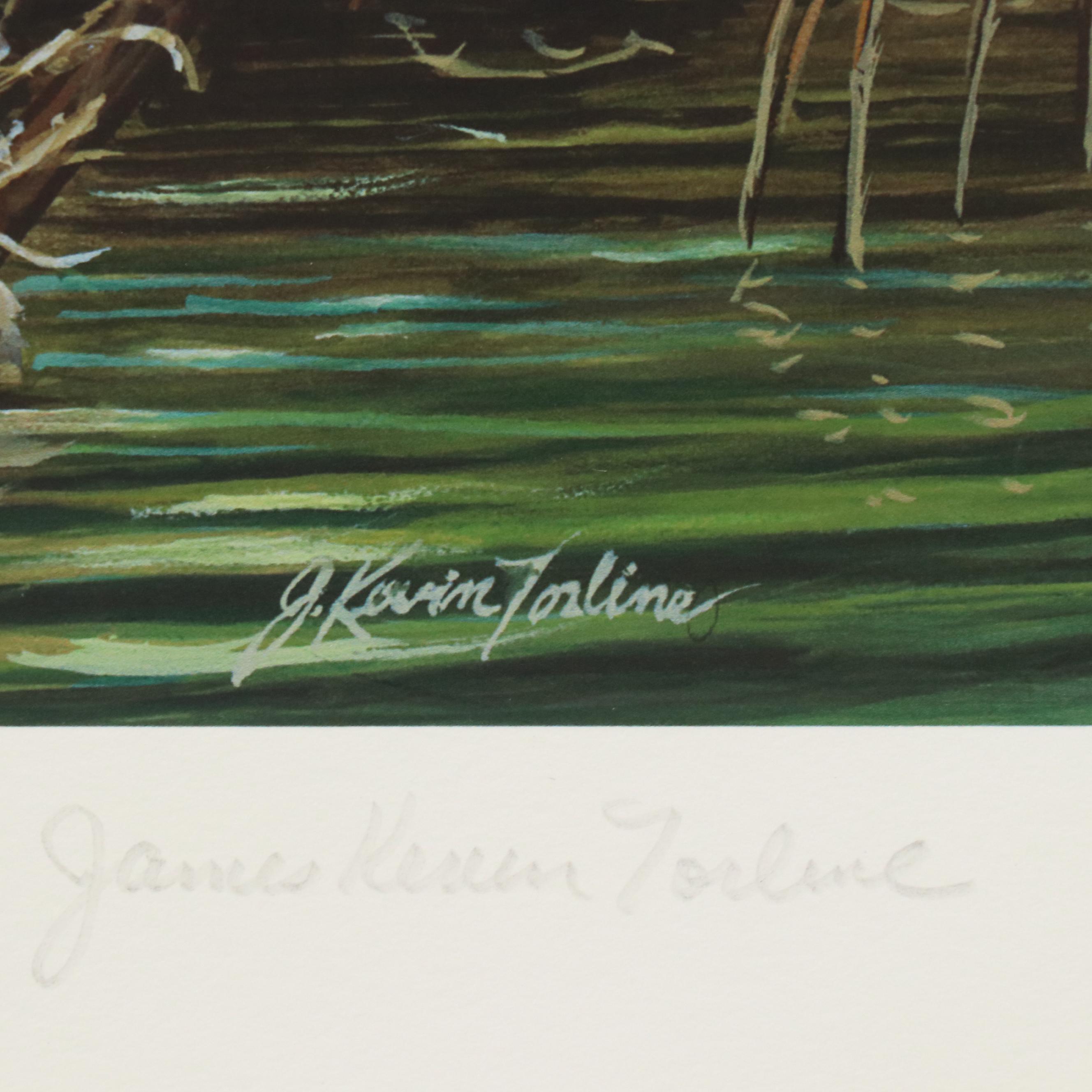 James Kevin Torline Giclée "Bengal Tiger in the Jungle," 2006