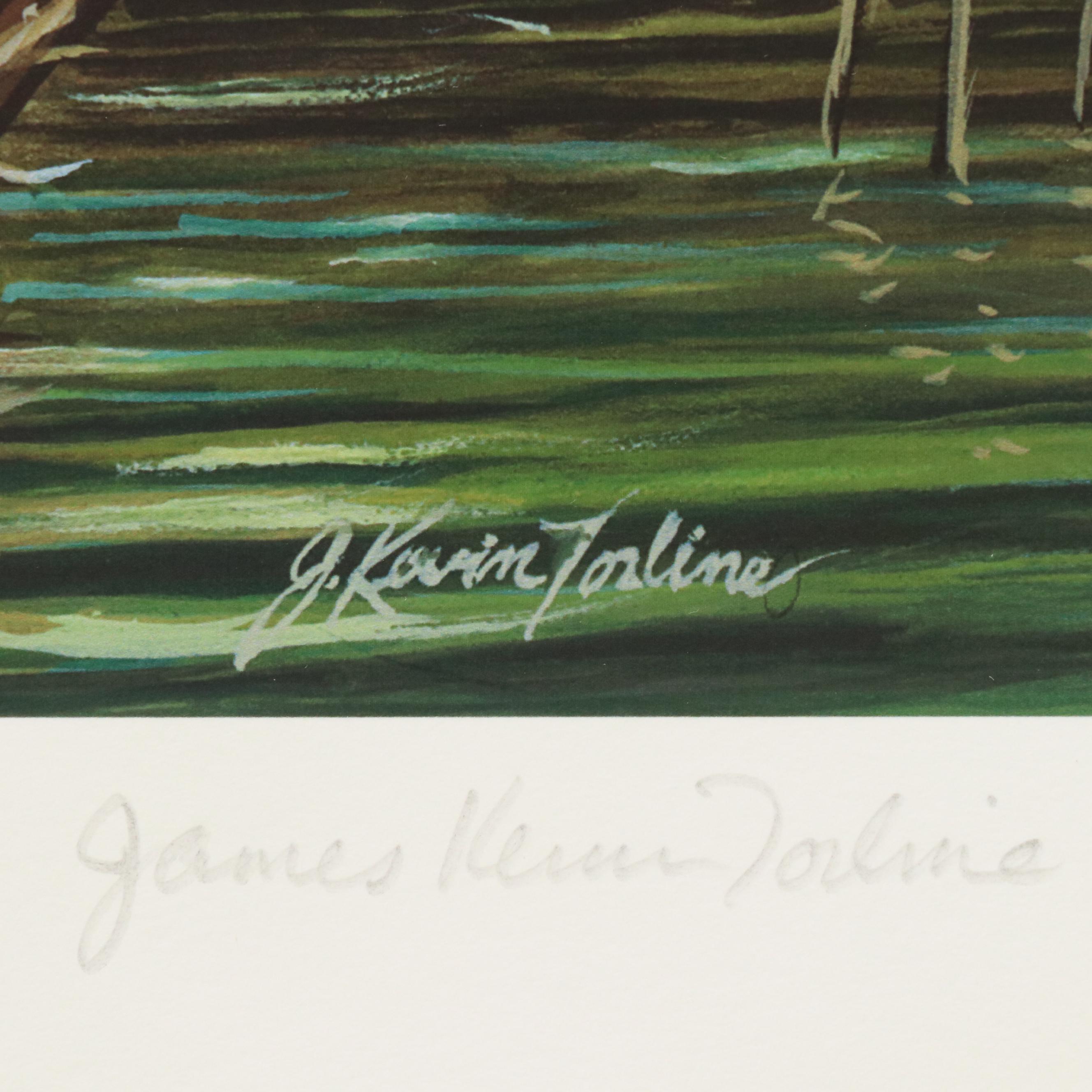 James Kevin Torline Giclée "Bengal Tiger in the Jungle," 2006