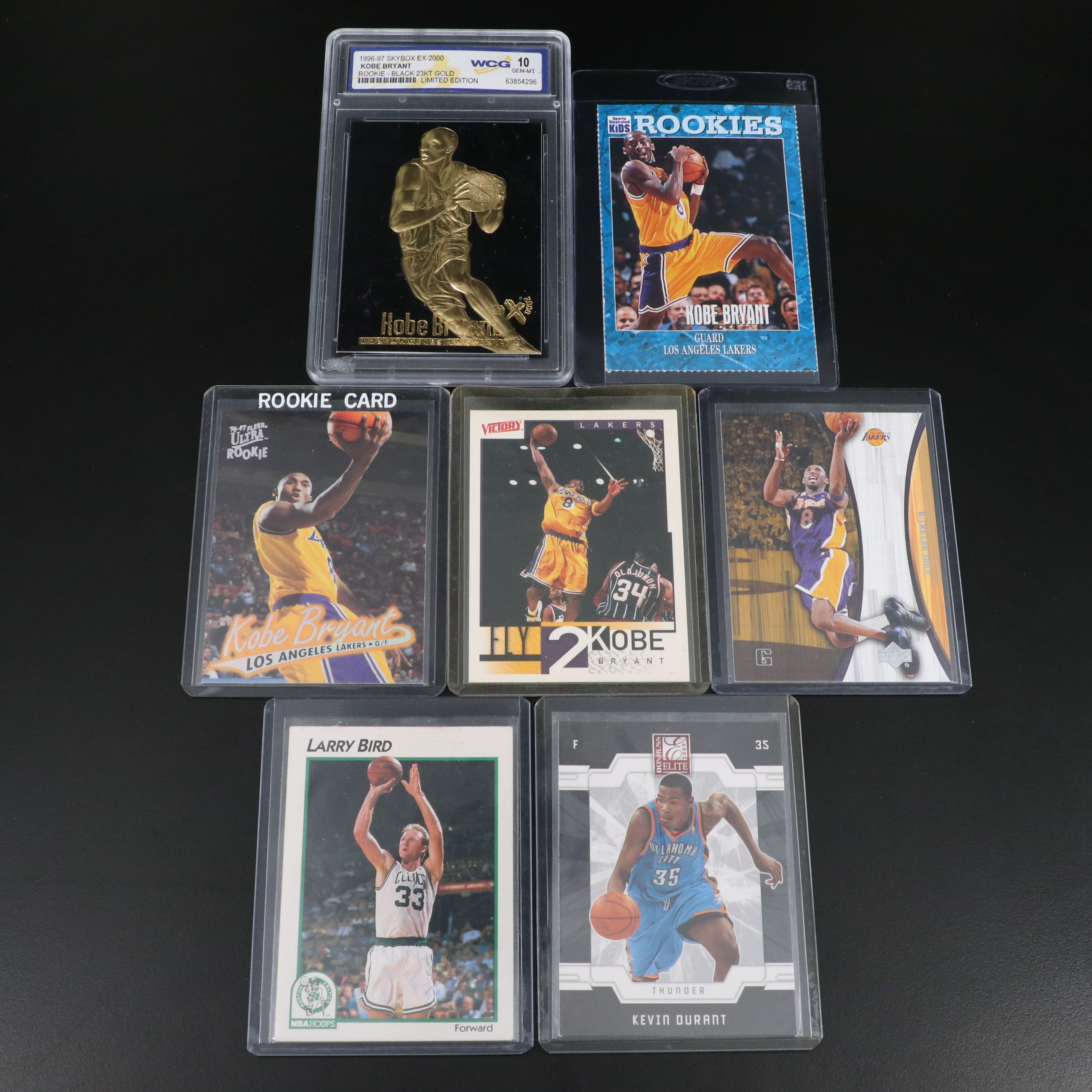 Fleer Ultra and Other Basketball Cards with Jordan, Kobe, Lebron, Erving, Durant