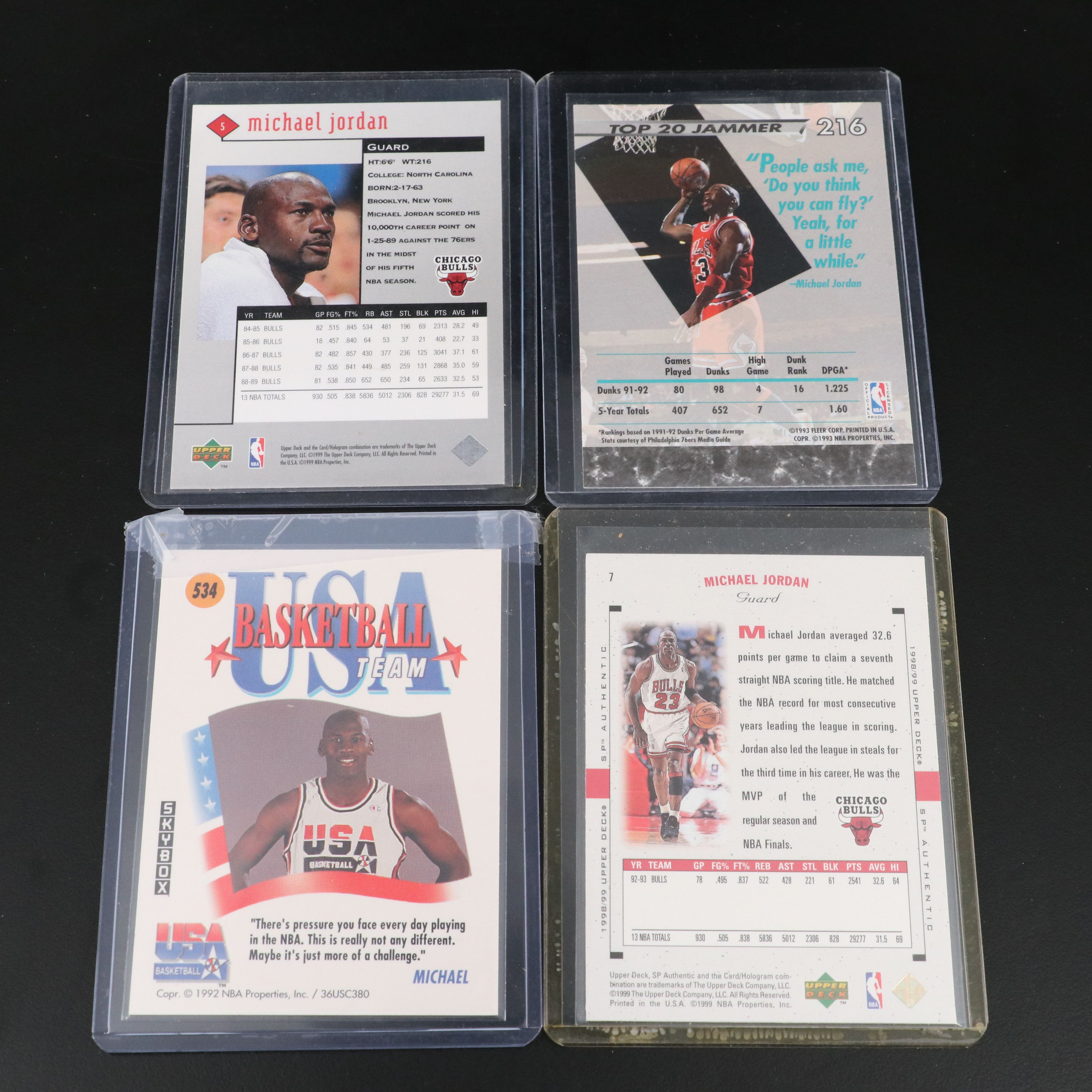 Fleer Ultra and Other Basketball Cards with Jordan, Kobe, Lebron, Erving, Durant