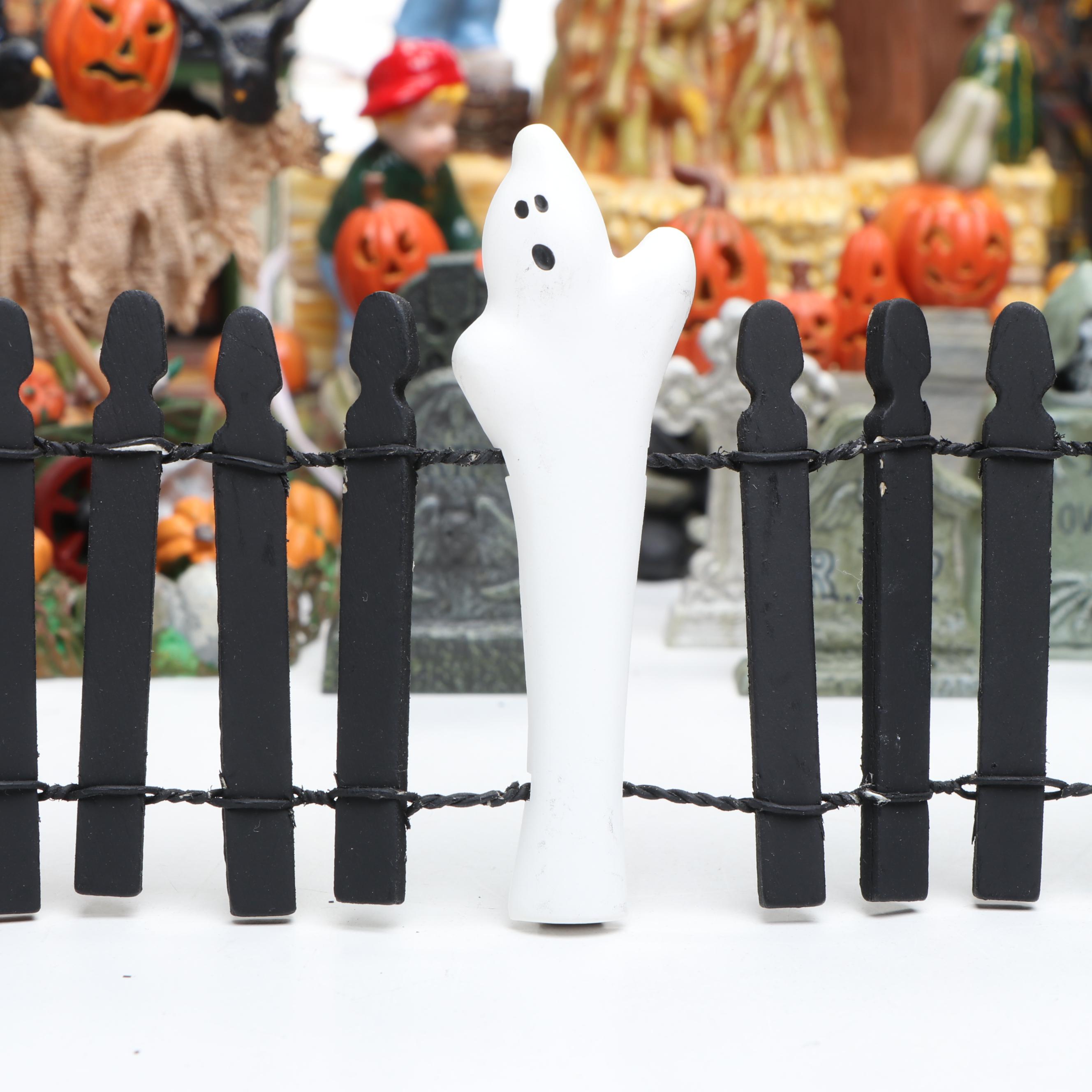 Dept. 56 Snow Village Halloween Series with Other Tabletop Décor