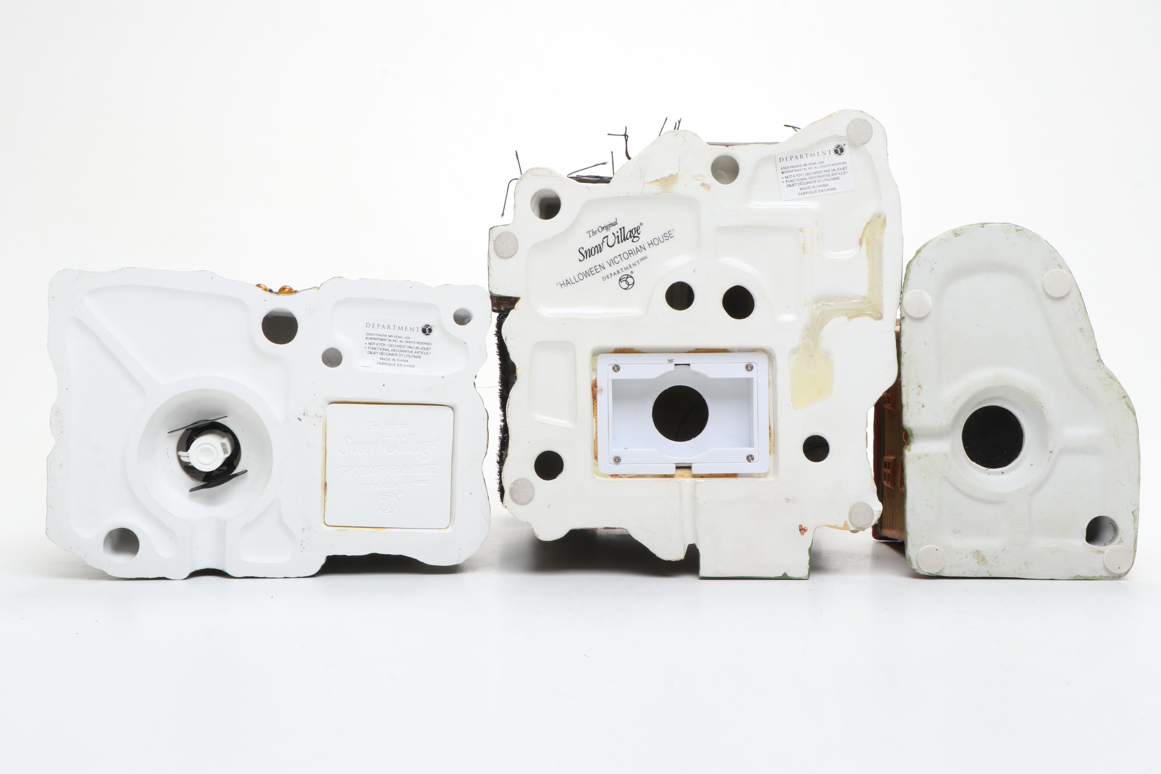 Dept. 56 Snow Village Halloween Series with Other Tabletop Décor