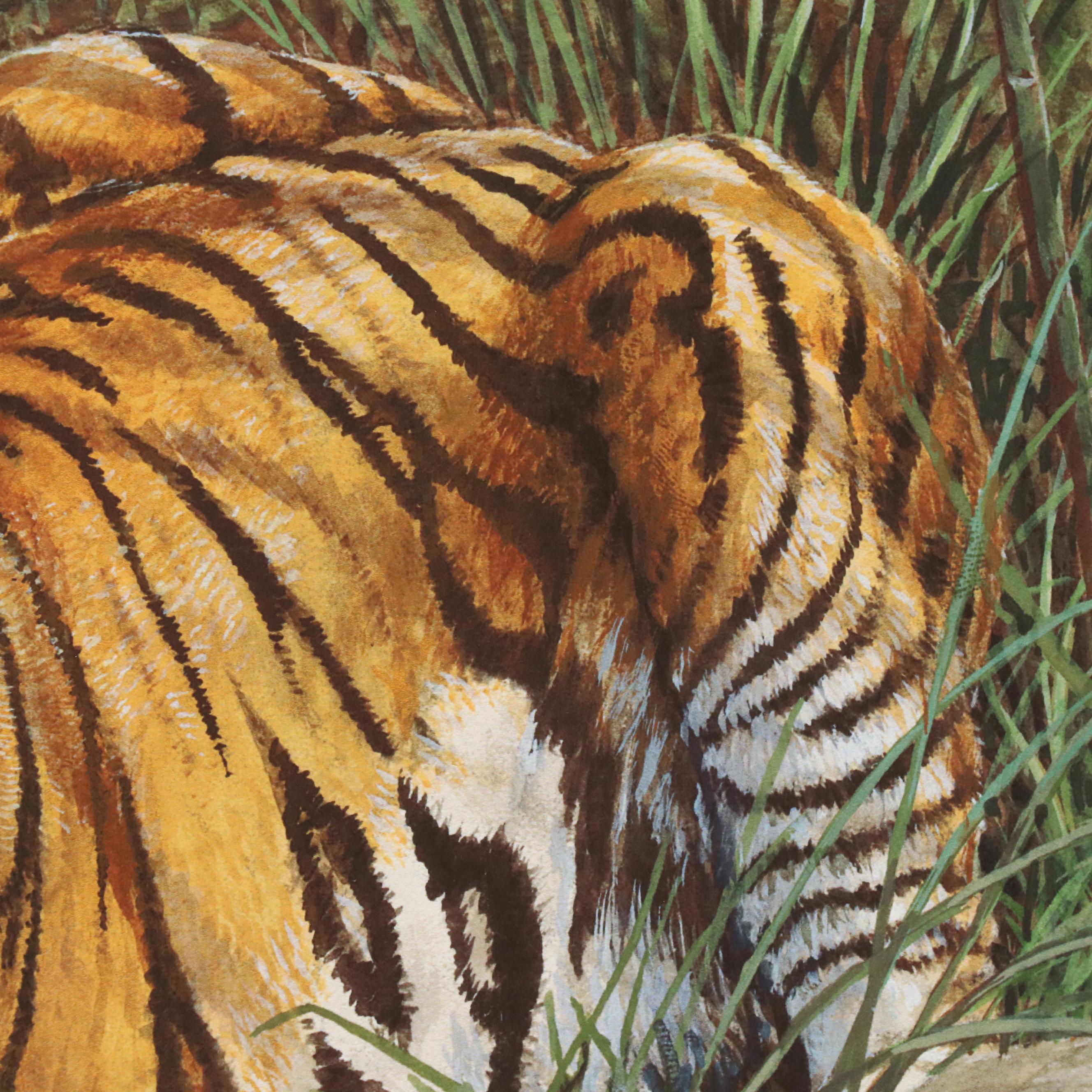 James Kevin Torline Giclée "Bengal Tiger in the Jungle," 2006