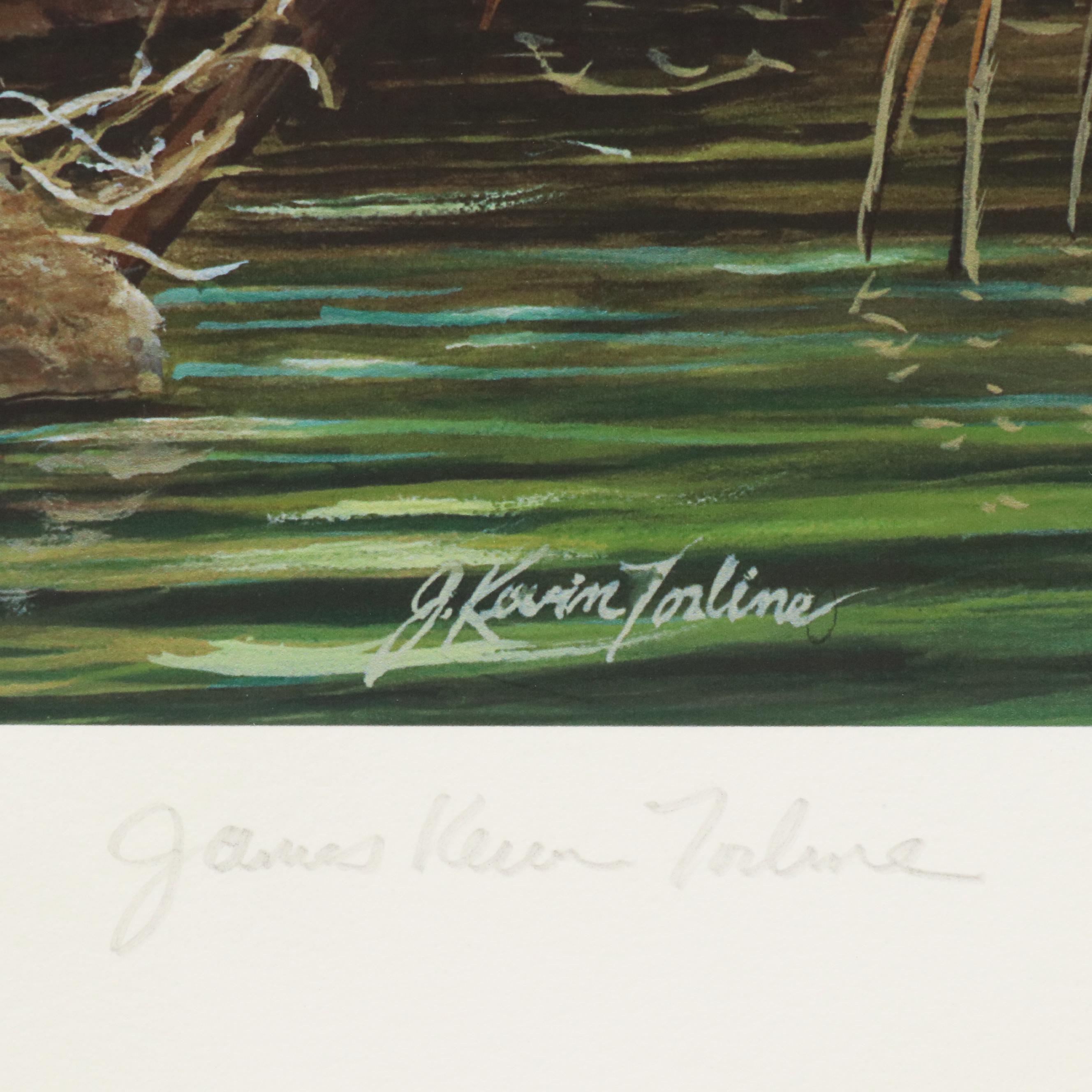 James Kevin Torline Giclée "Bengal Tiger in the Jungle," 2006