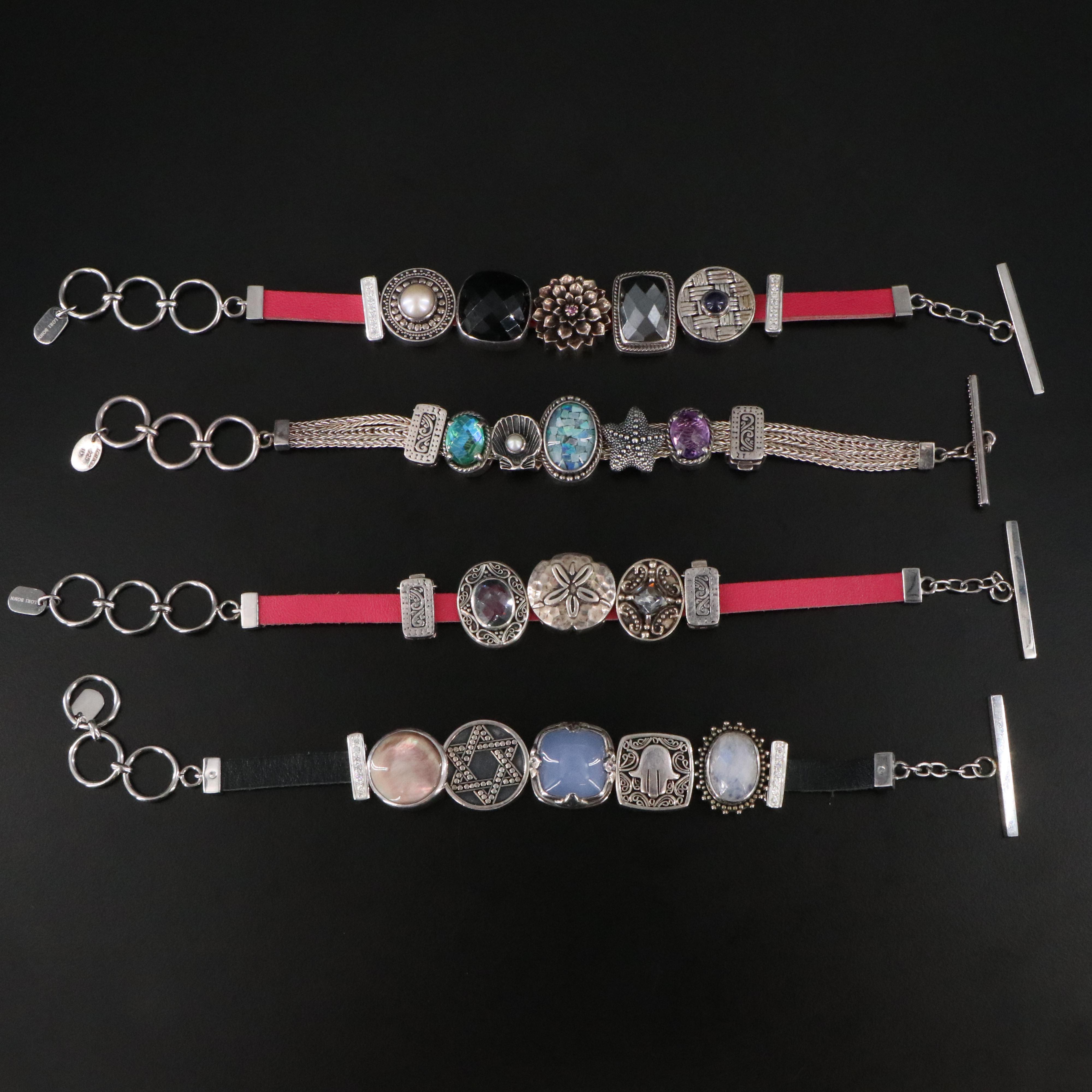 Lori Bonn Sterling Slide Bracelets