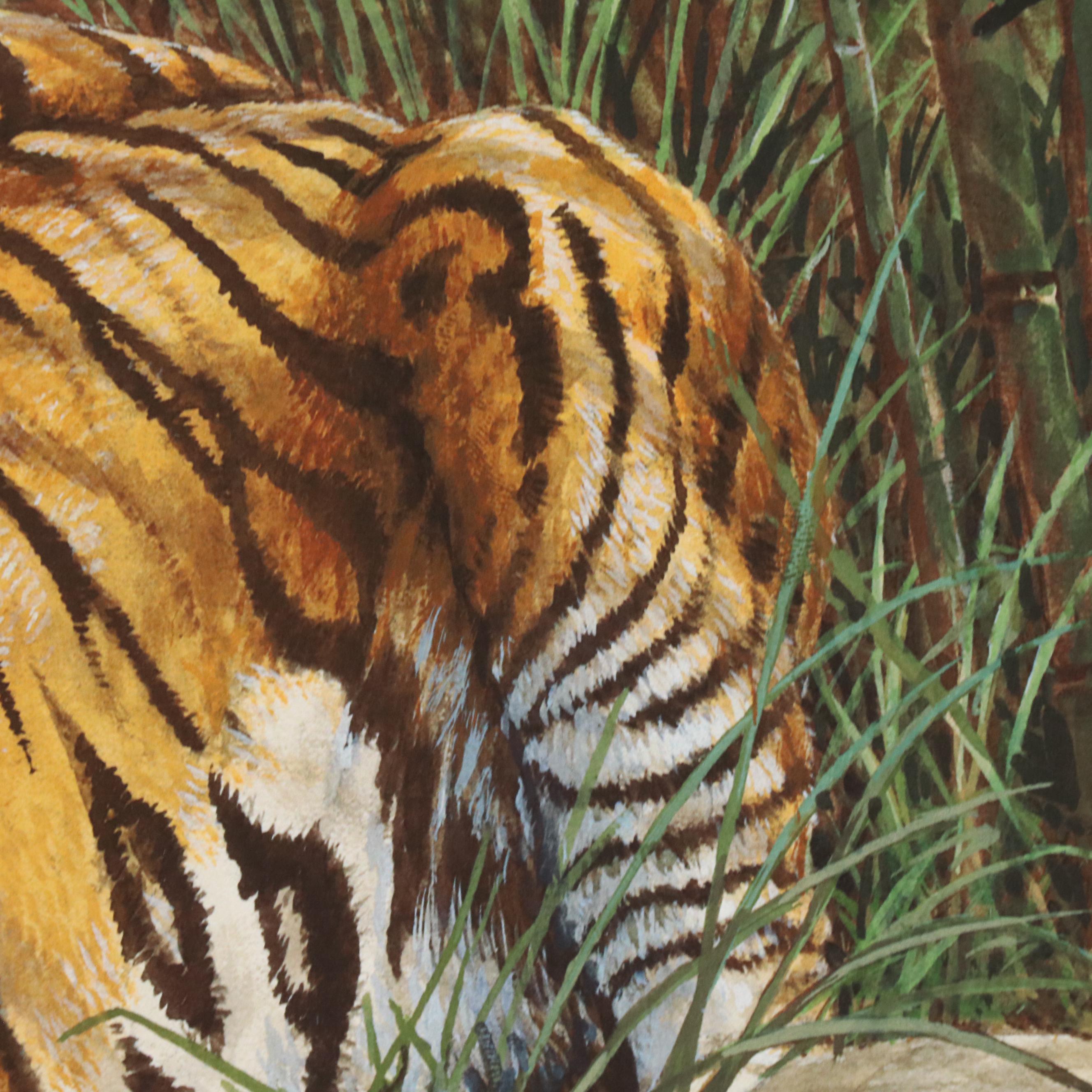 James Kevin Torline Giclée "Bengal Tiger in the Jungle," 2006