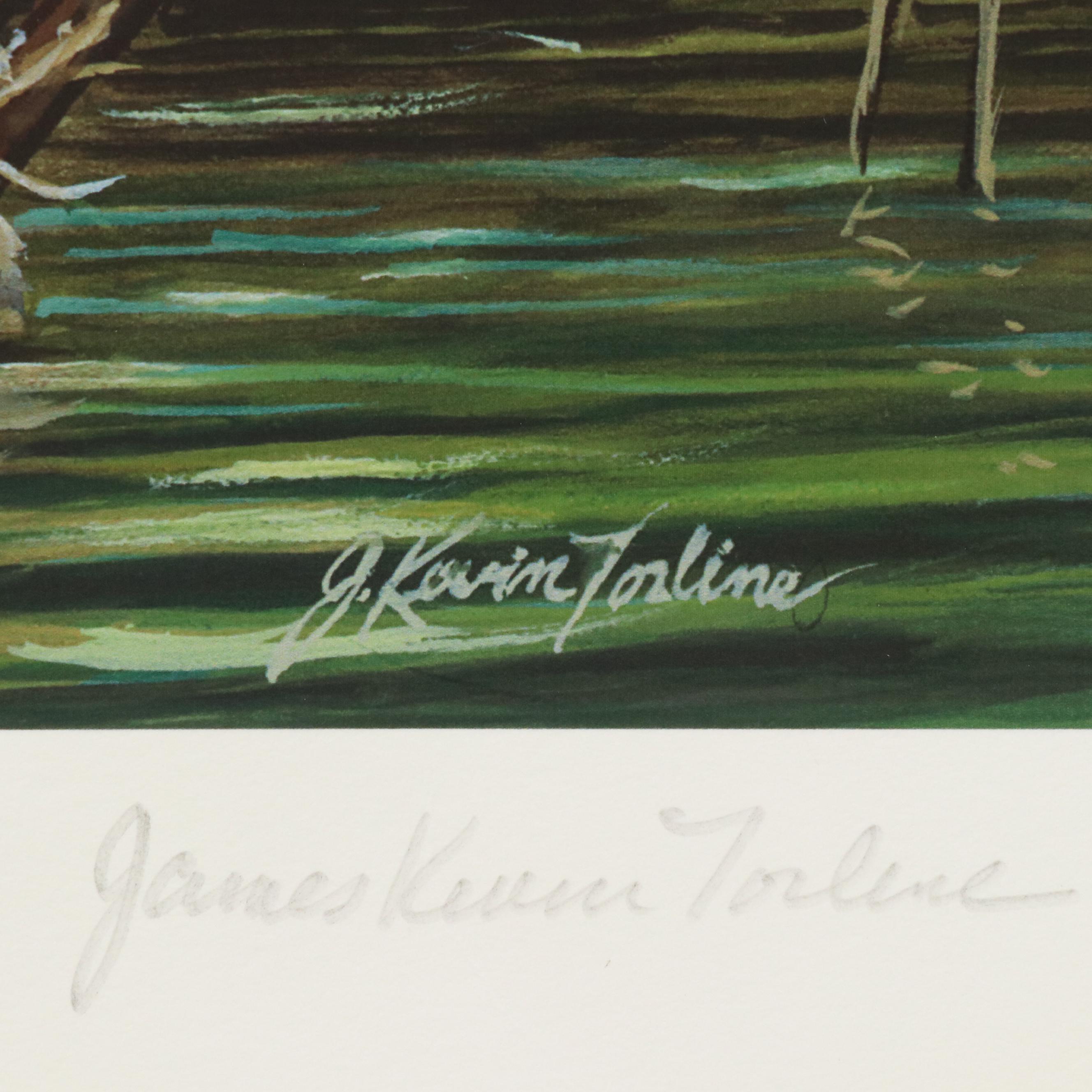 James Kevin Torline Giclée "Bengal Tiger in the Jungle," 2006