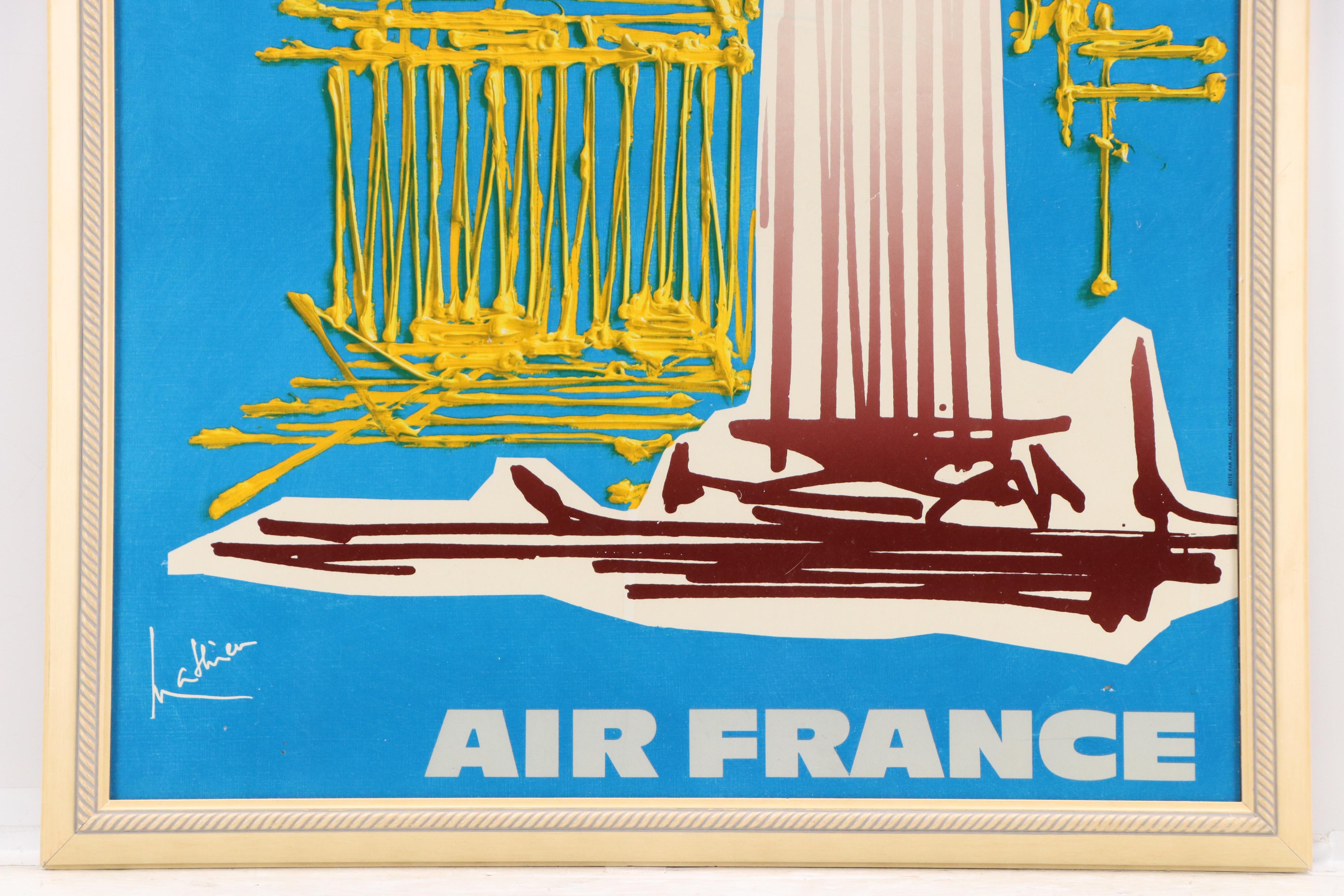 Air France Tourism Offset Lithograph Poster for Greece