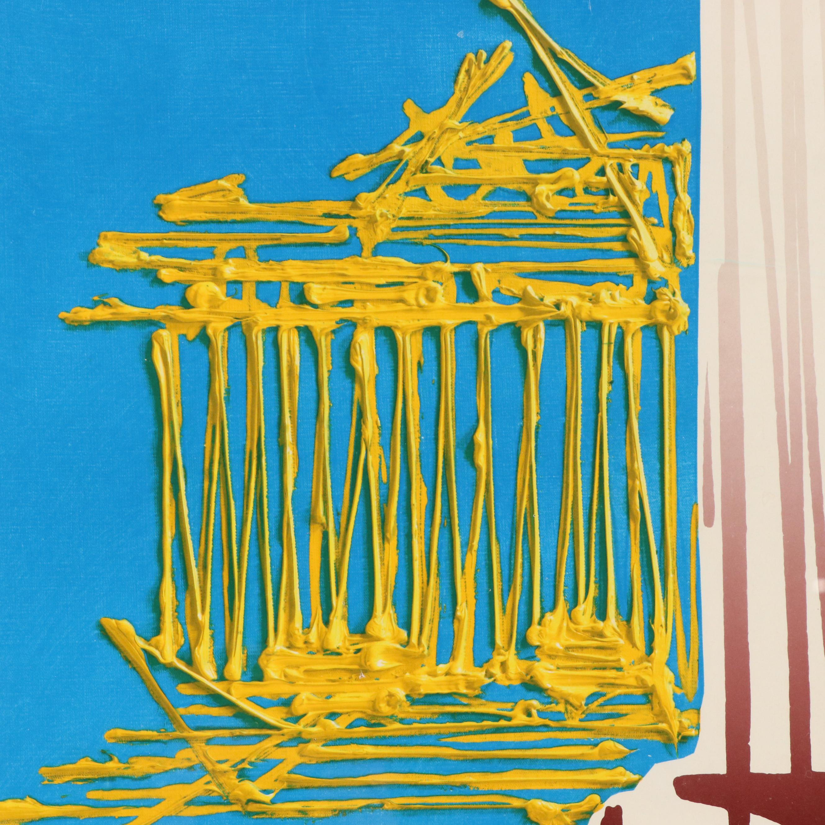 Air France Tourism Offset Lithograph Poster for Greece