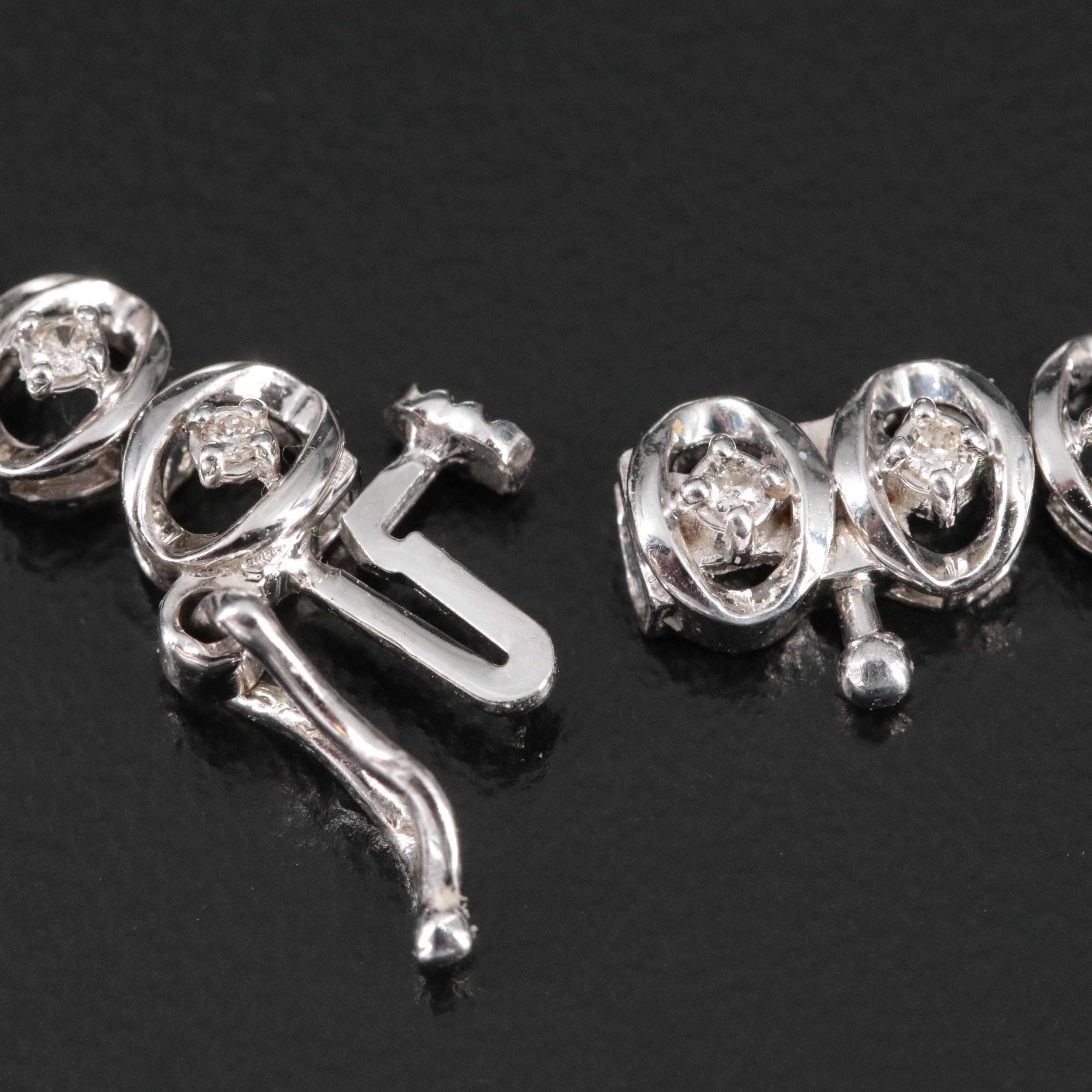 Sterling Diamond Bracelet