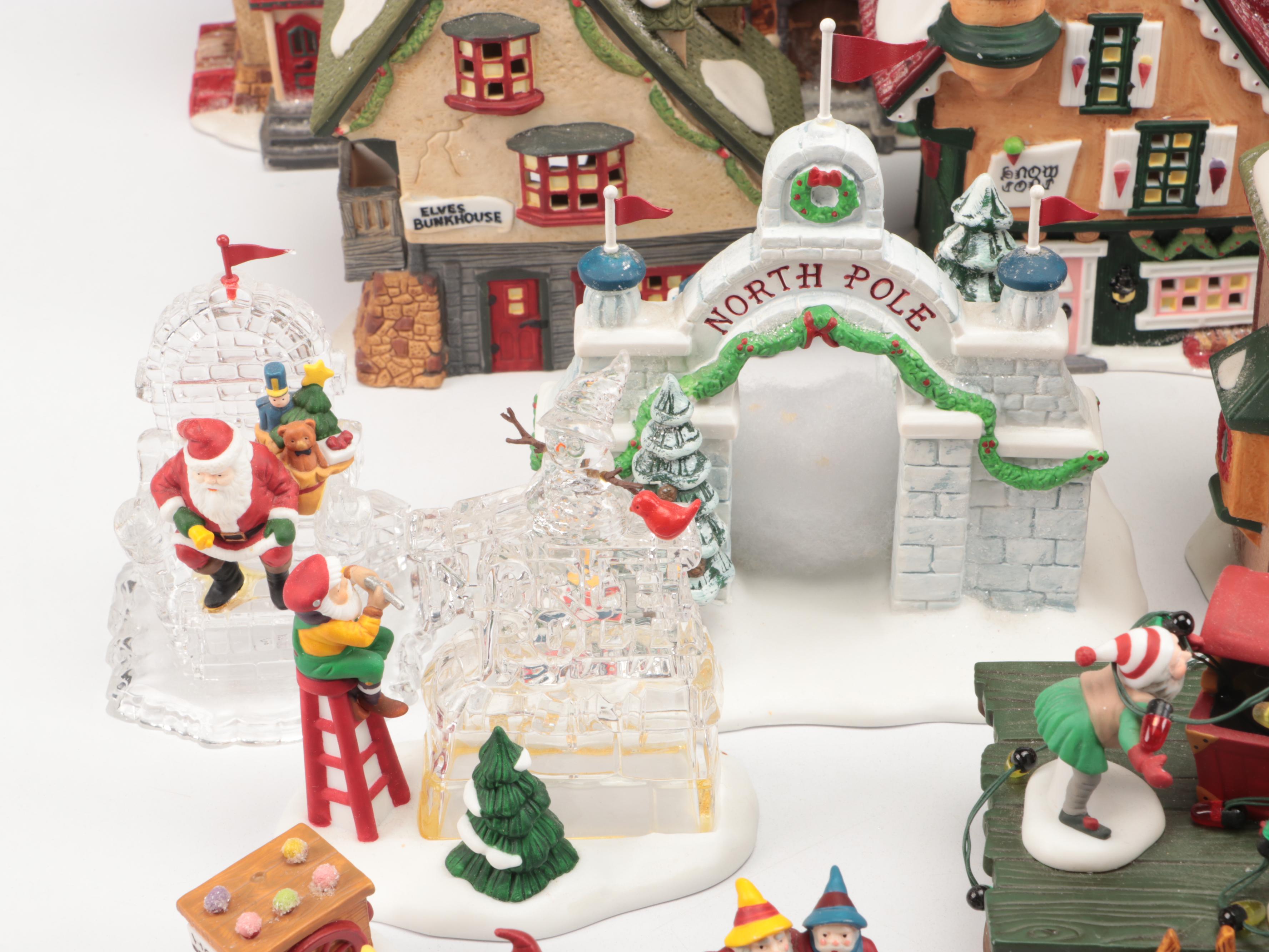 Dept. 56 North Pole Series from the Heritage Village Collection Ceramic Figures