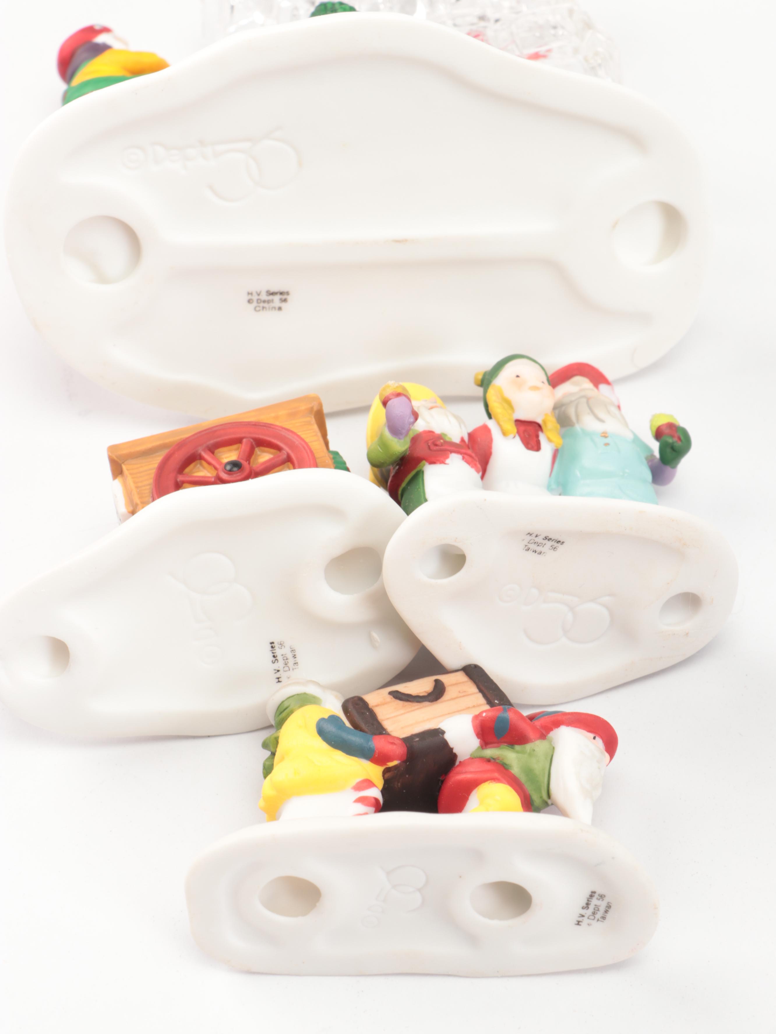 Dept. 56 North Pole Series from the Heritage Village Collection Ceramic Figures