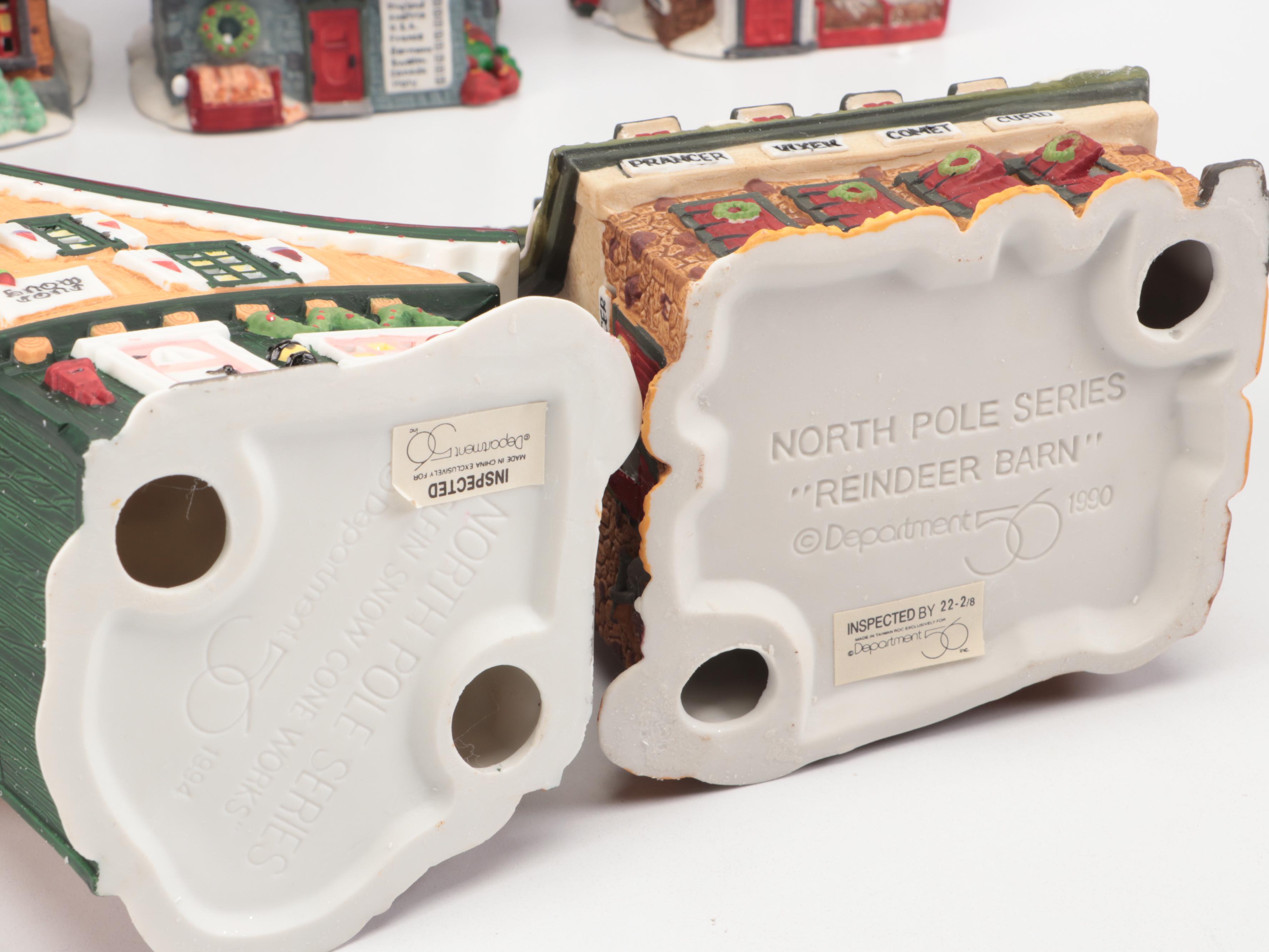 Dept. 56 North Pole Series from the Heritage Village Collection Ceramic Figures