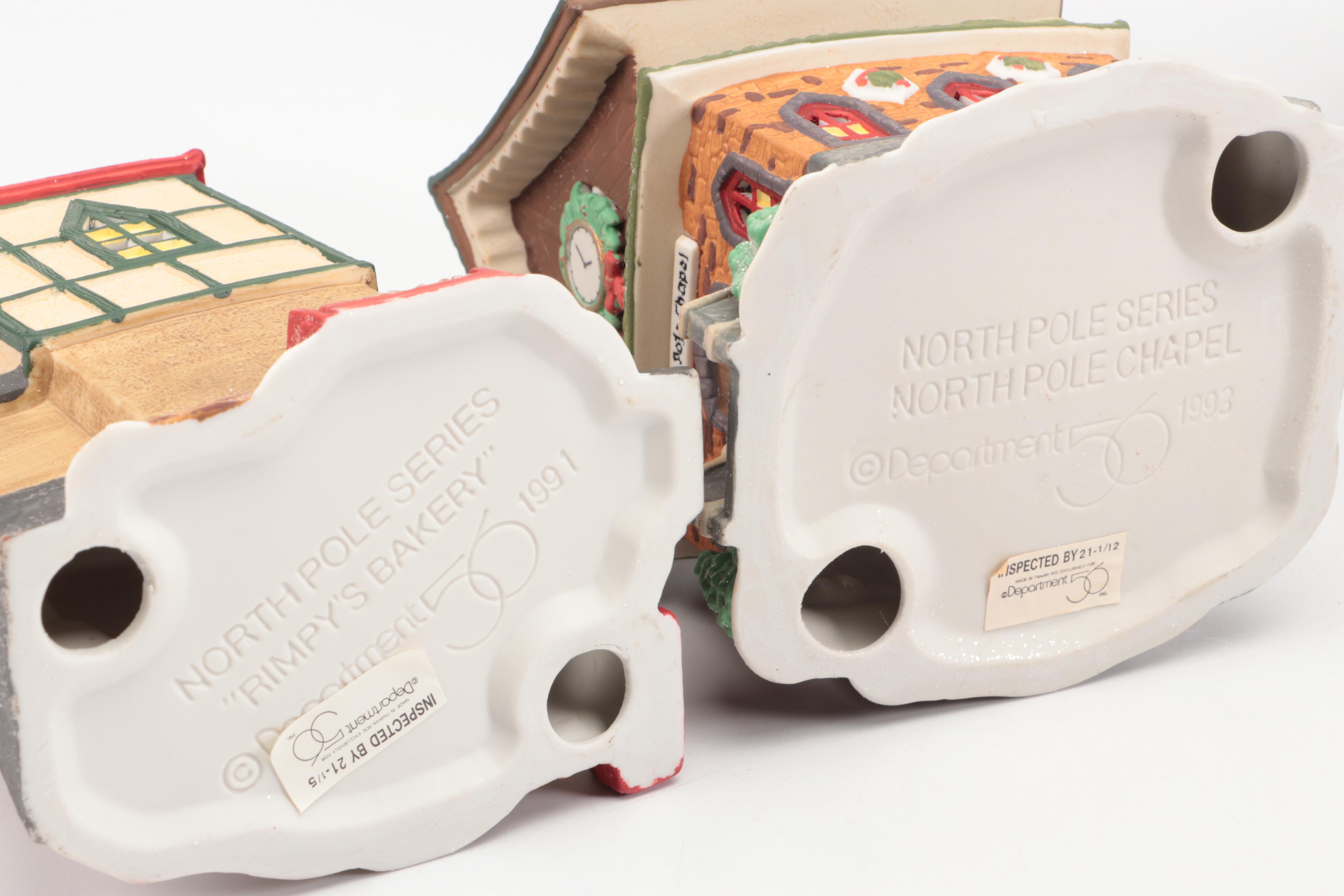 Dept. 56 North Pole Series from the Heritage Village Collection Ceramic Figures