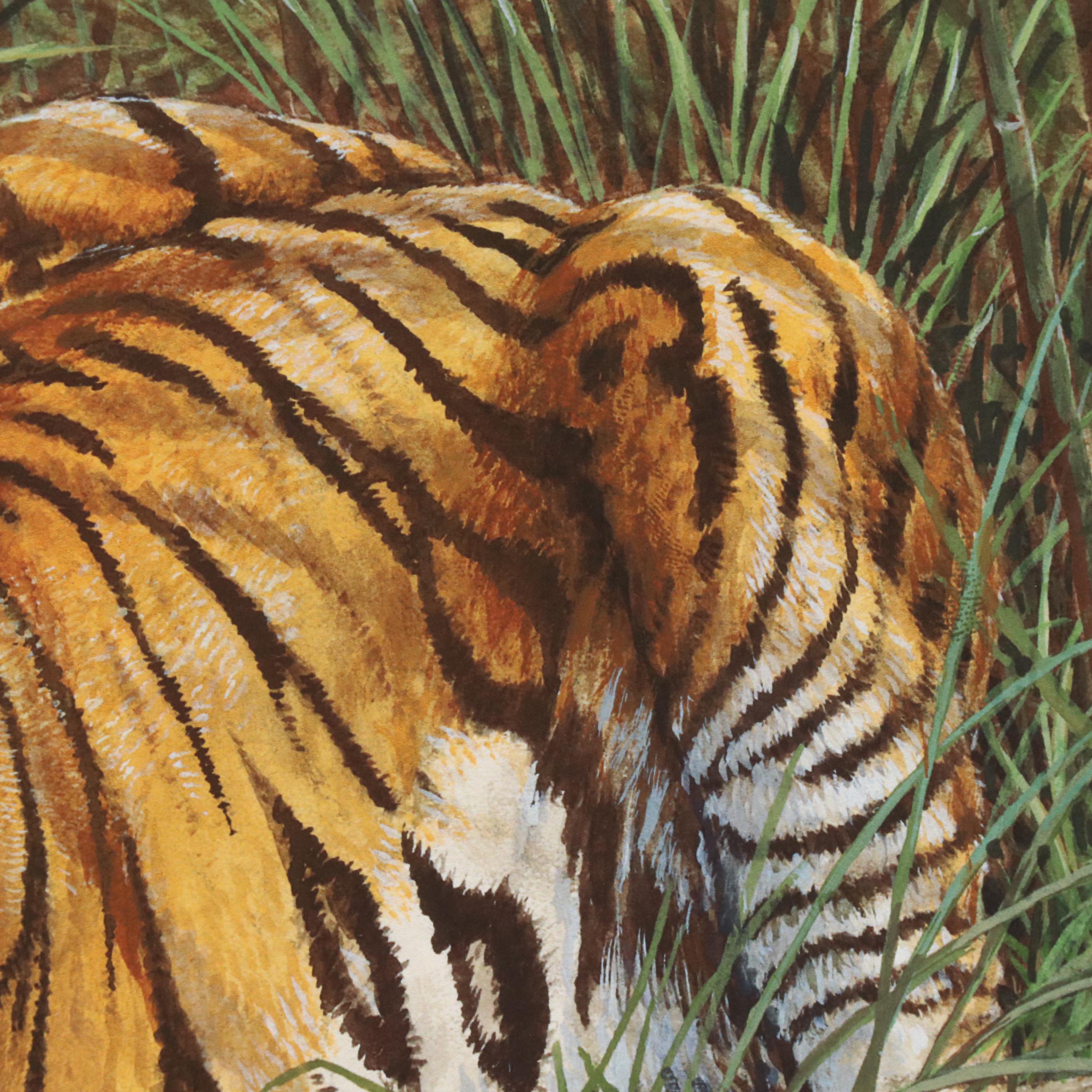 James Kevin Torline Giclée "Bengal Tiger in the Jungle," 2006