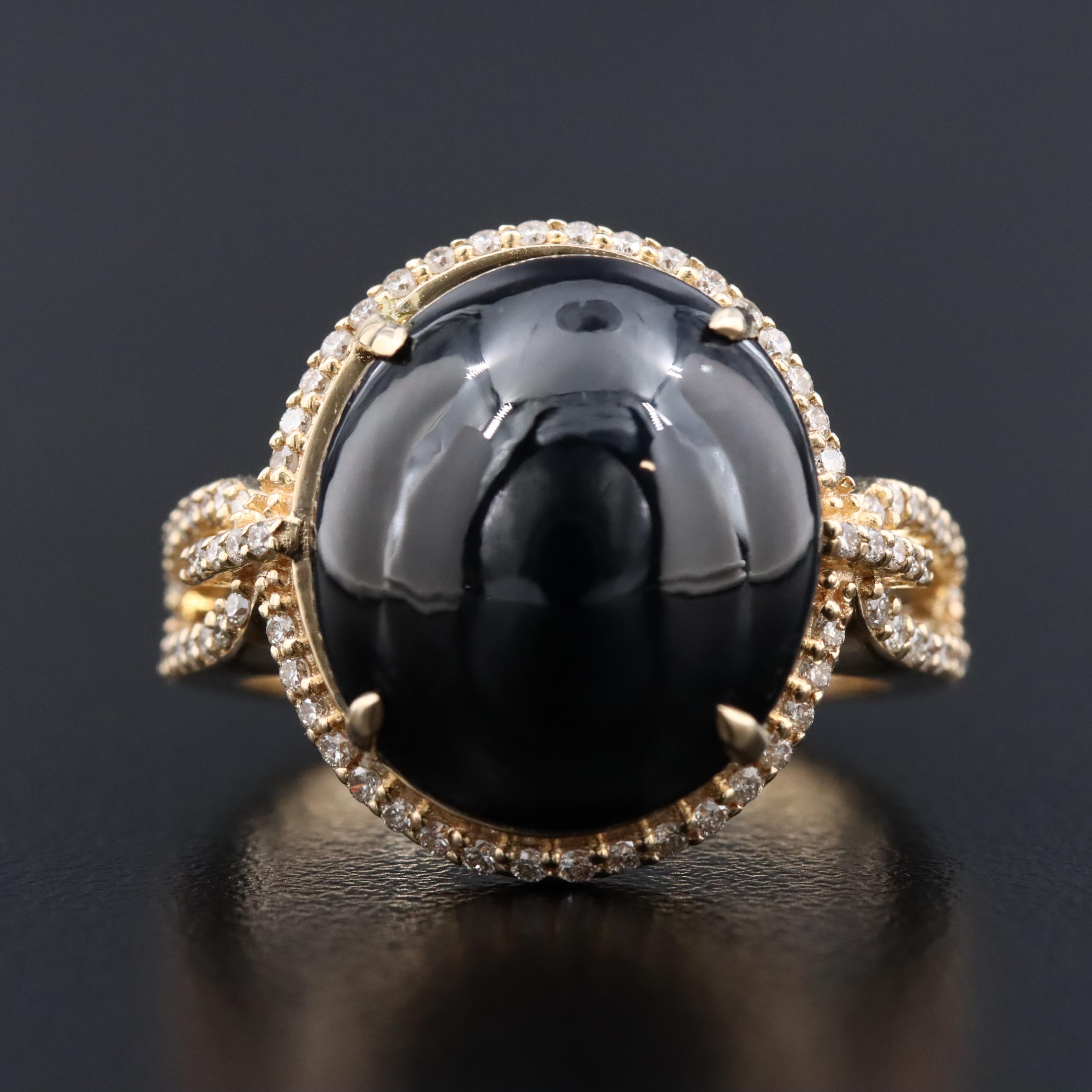 14K 14.99 CT Sapphire and Diamond Ring with IGI Report