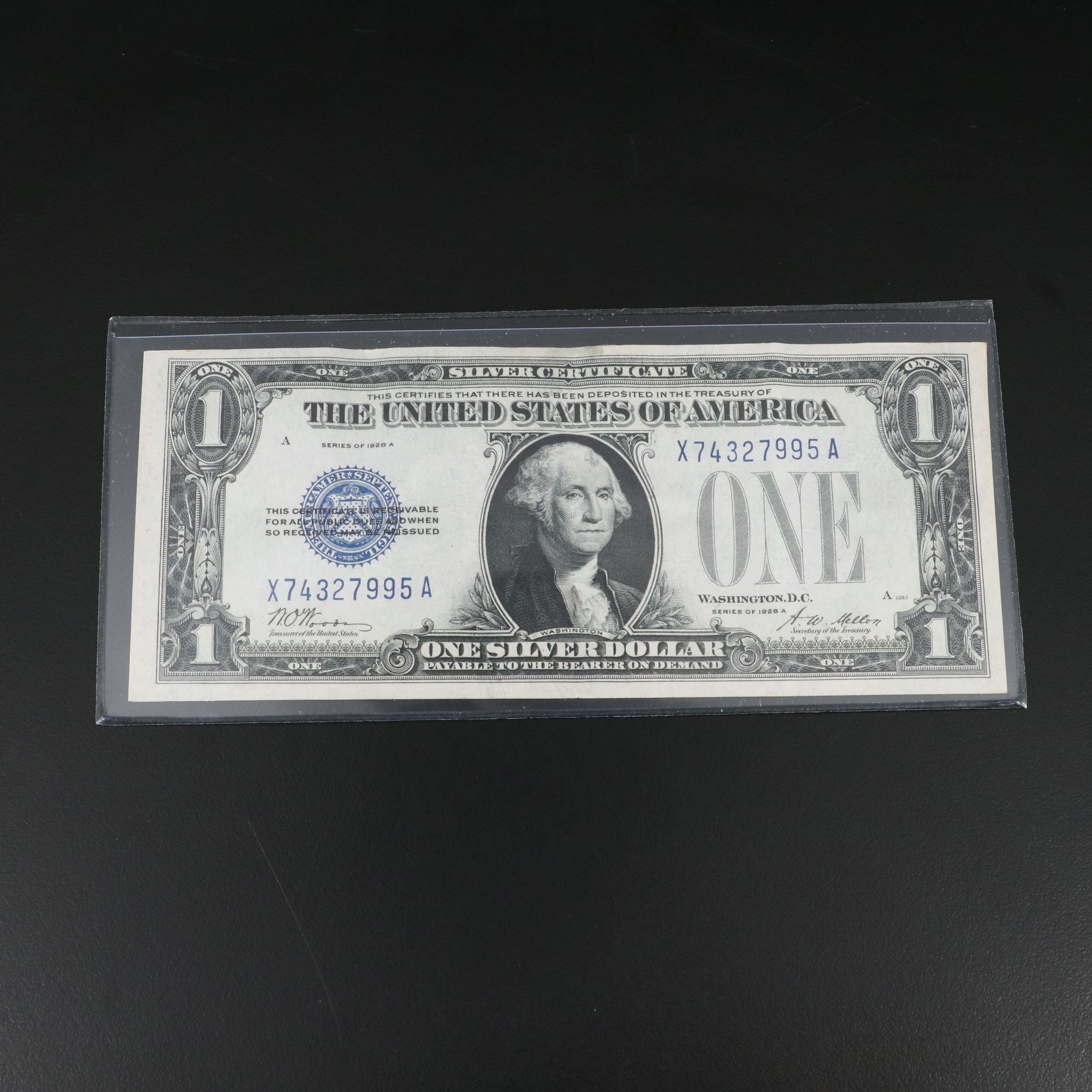 1928 A One Dollar Funny Back Silver Certificate